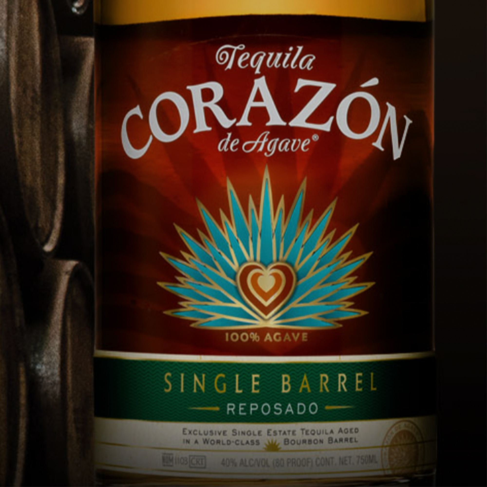 Corazon Reposado Blanton's Barrel Finish Tequila (Private Selection)
