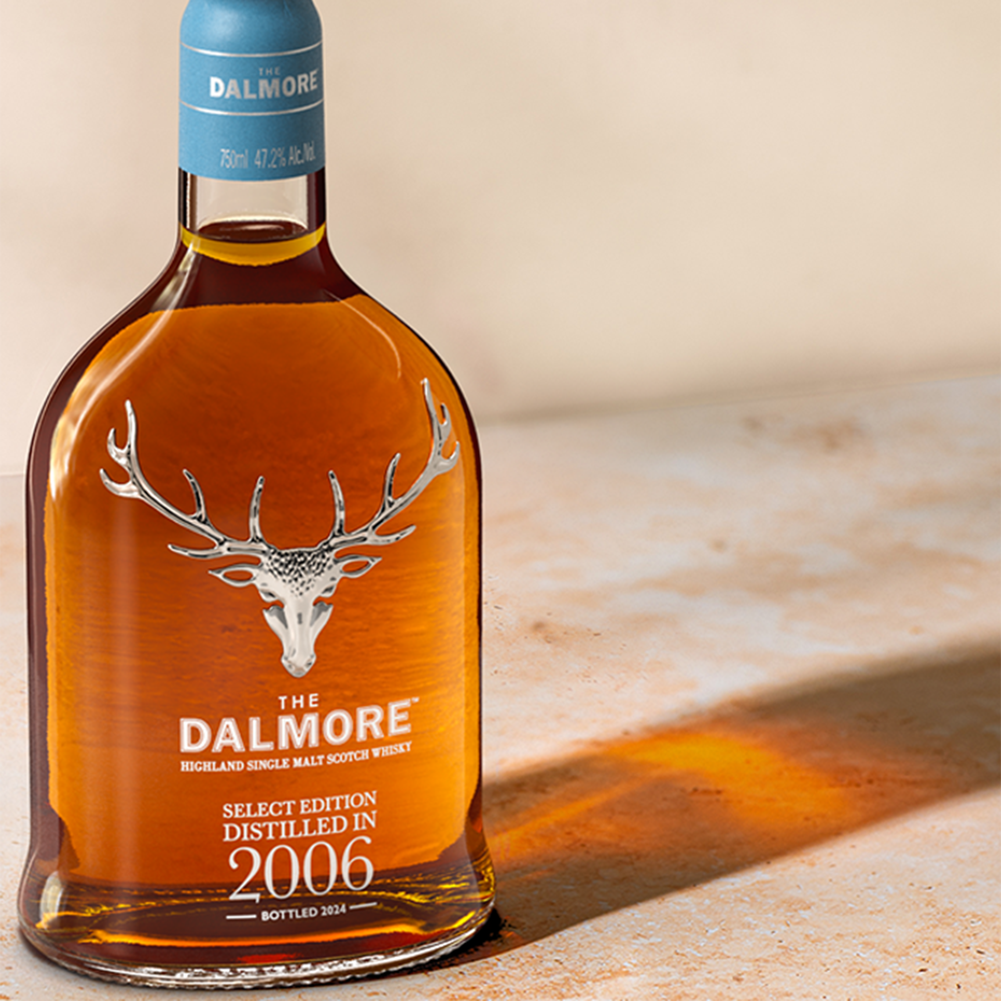 Dalmore 2006 Select Edition 18 Year Single Malt Scotch whisky bottle with distinctive antler design.