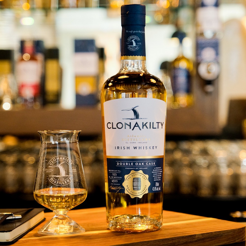 Clonakilty Double Oak Cask Finish Single Batch Irish Whiskey