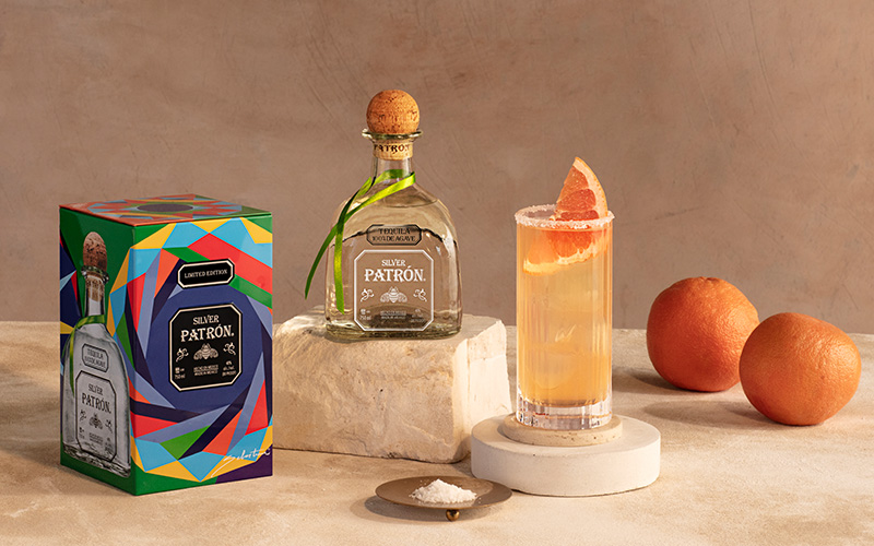 Patrón Silver Tequila Limited Edition 2022 Mexican Heritage Tin