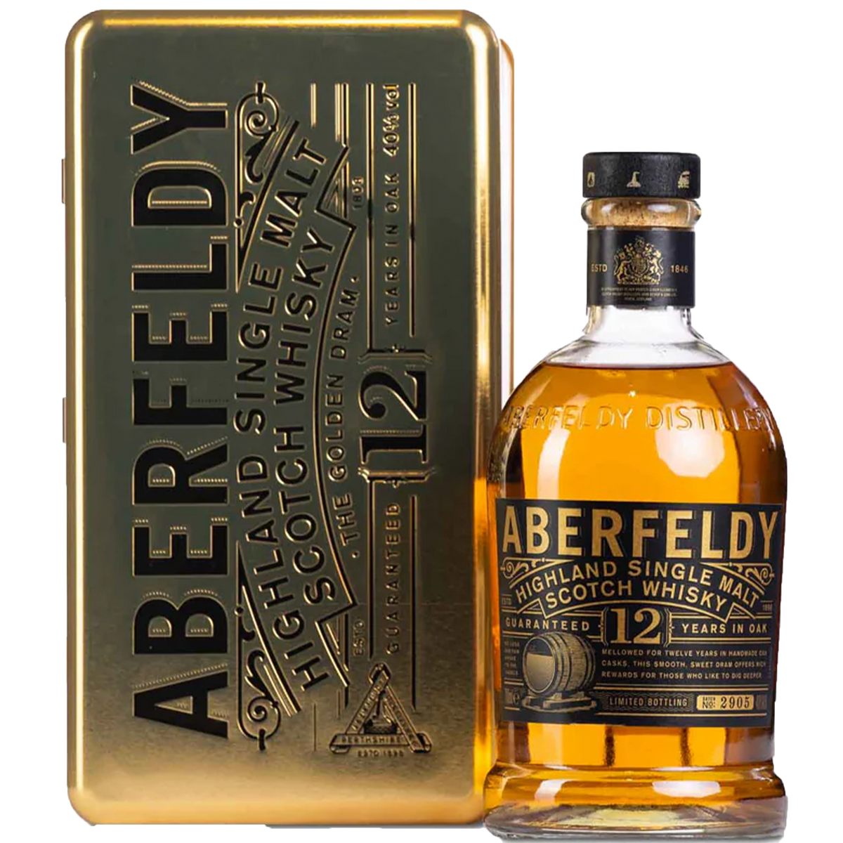 Aberfeldy 12 Year Gold Bar Gift Pack