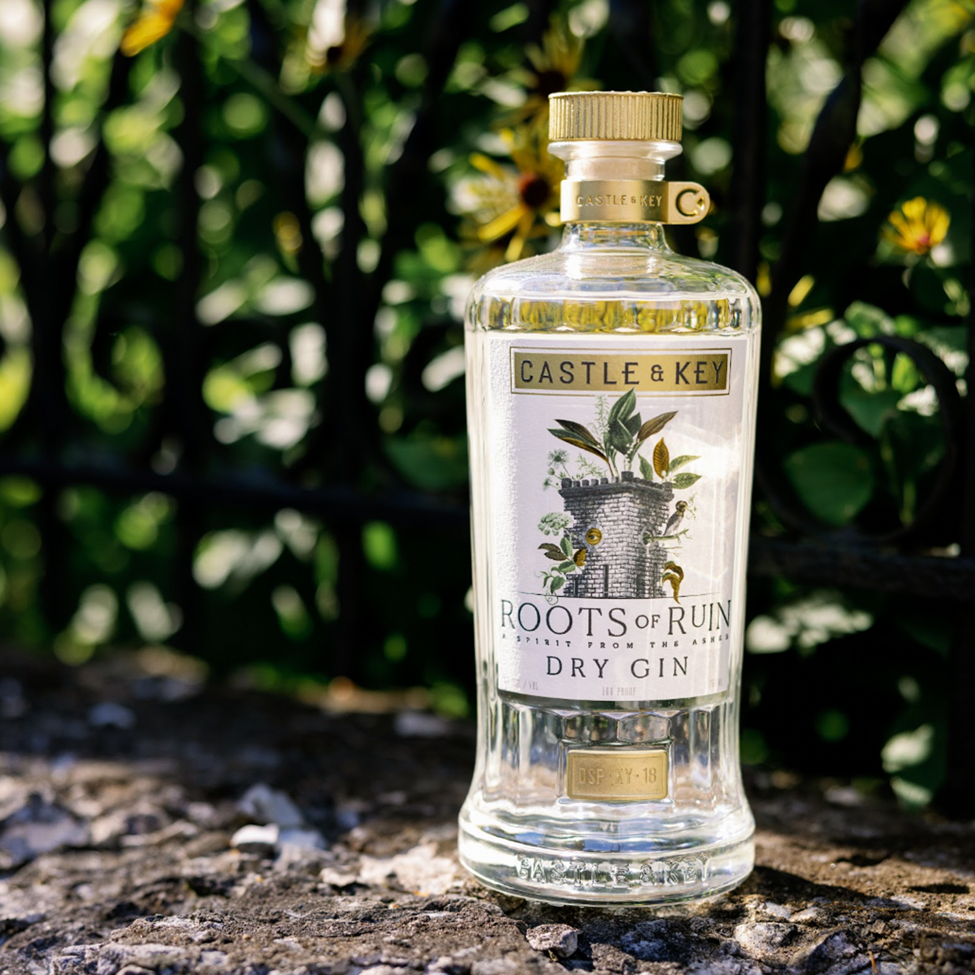 Castle & Key Roots of Ruin Gin