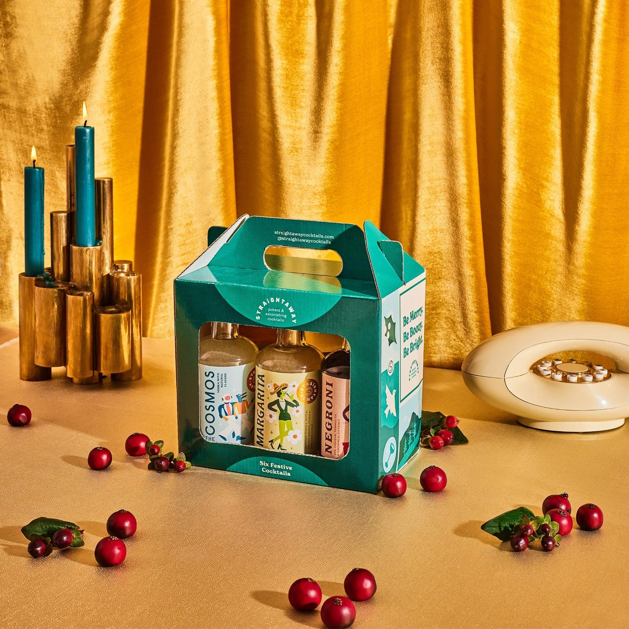 Straightaway Holiday 6 Pack Party Set