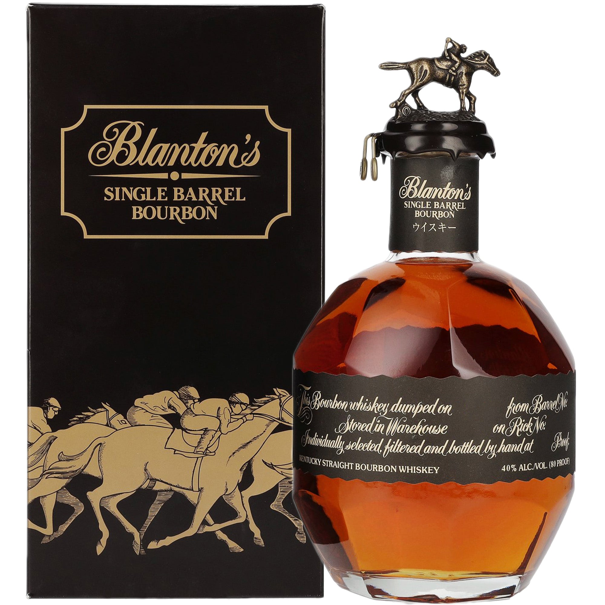 Blanton's Bourbon Whiskey Bottle Lamp - No Shade – Gottles