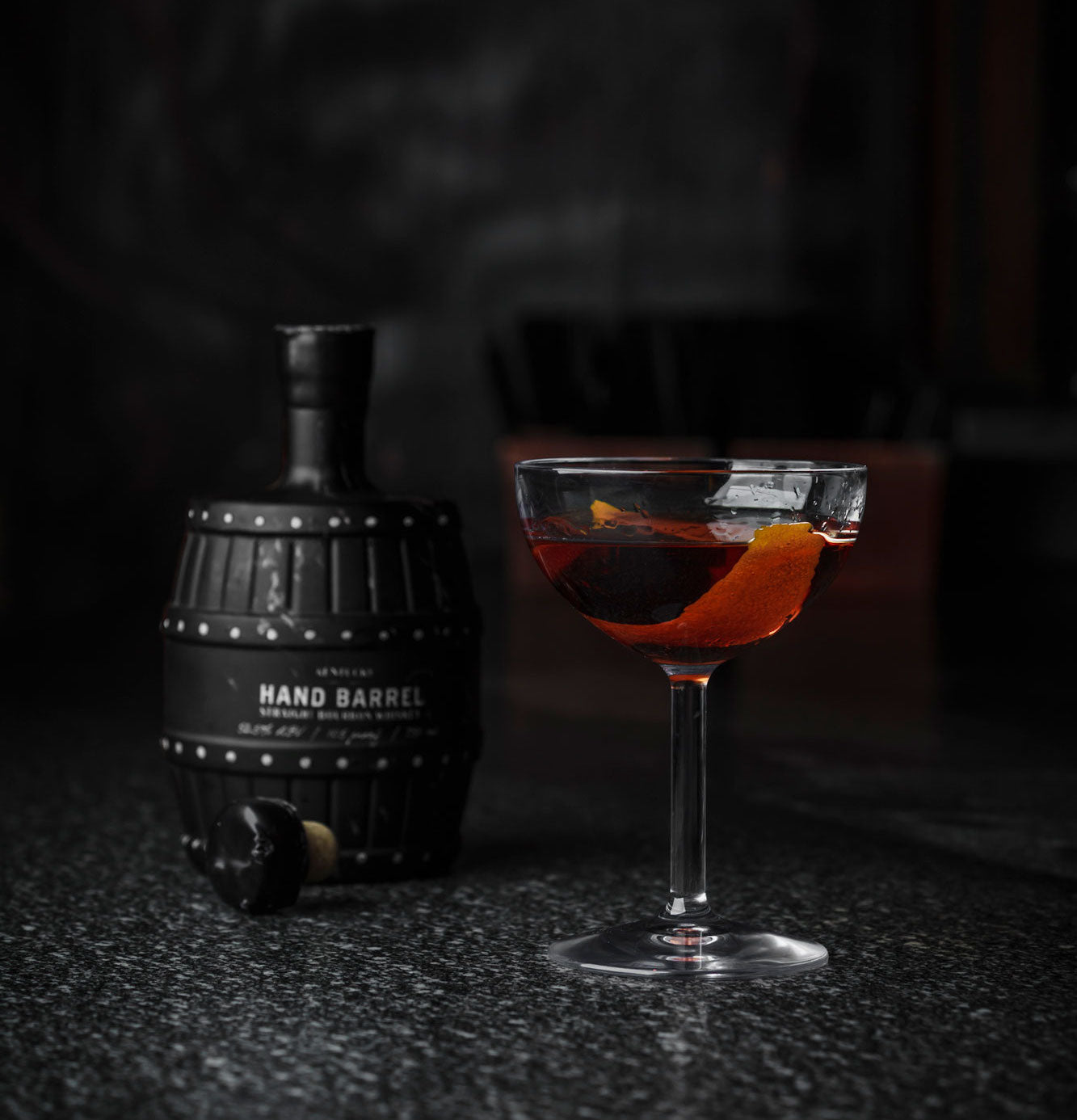 Hand Barrel Double Oak Bourbon Black