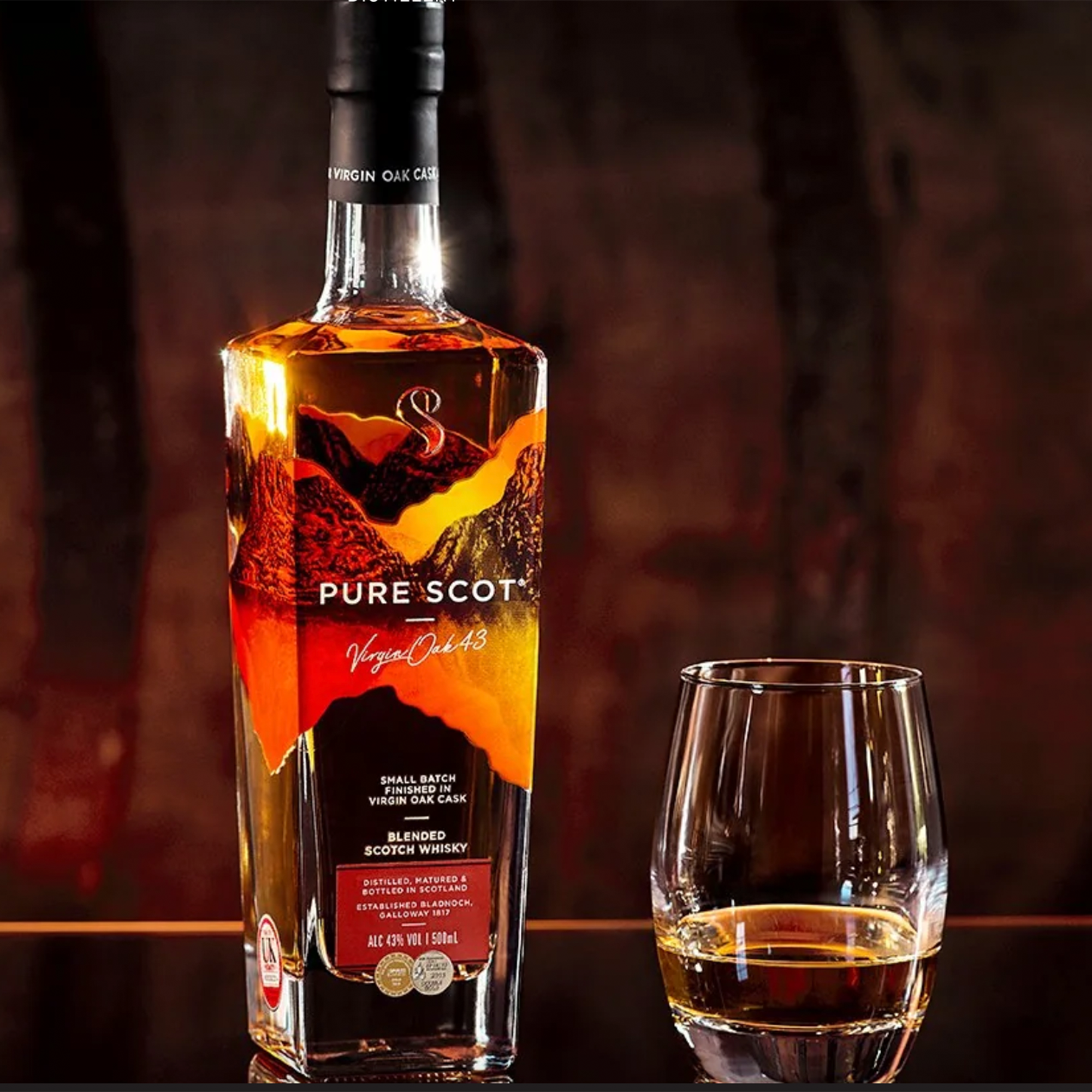 Bladnoch Pure Scot Virgin Oak Blended Scotch Whiskey