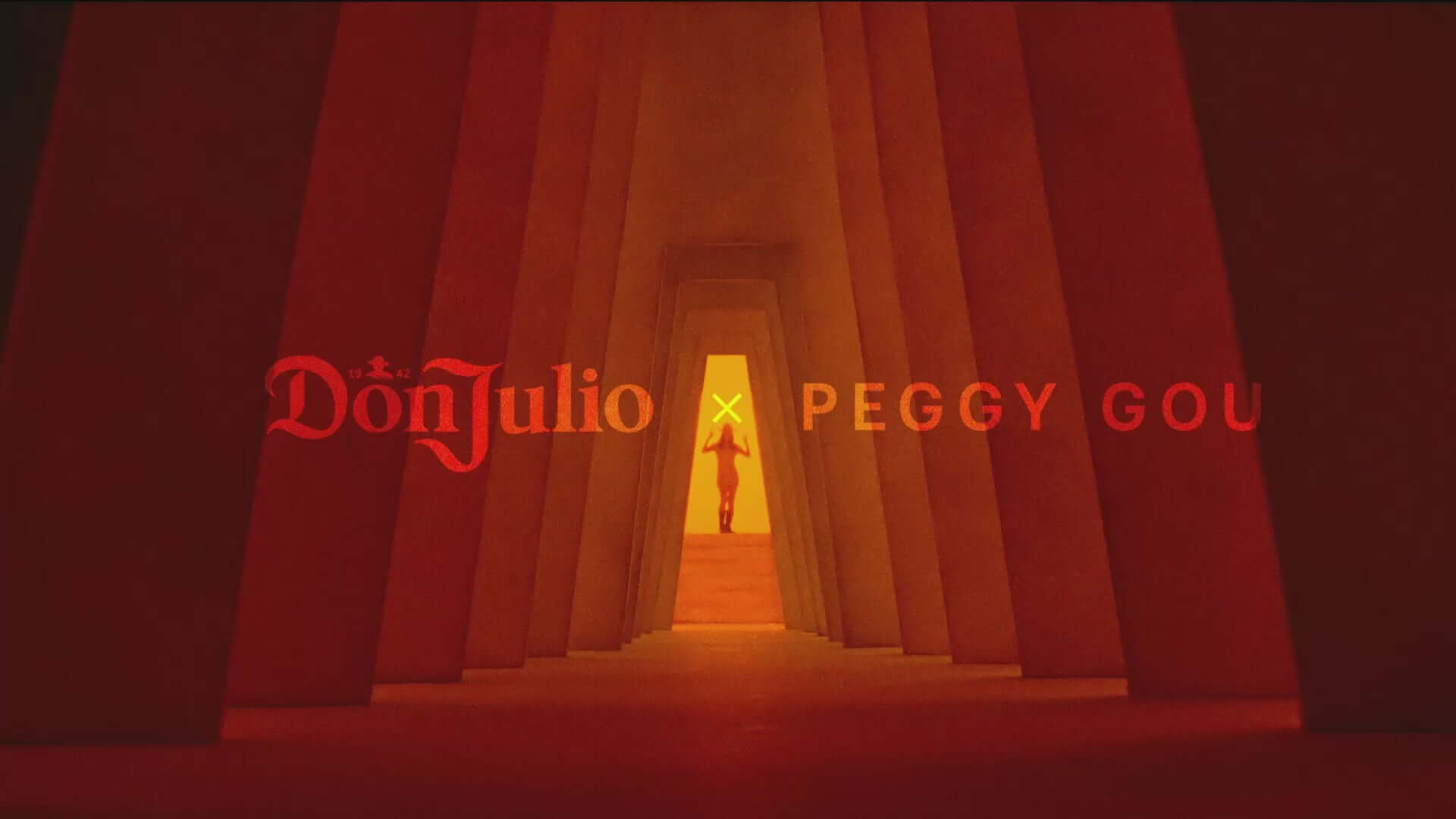 Don Julio 1942 x Peggy Gou collaboration image showcasing vibrant aesthetic and iconic branding.