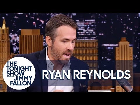 Ryan Reynolds discussing Aviation Gin on The Tonight Show with Jimmy Fallon.