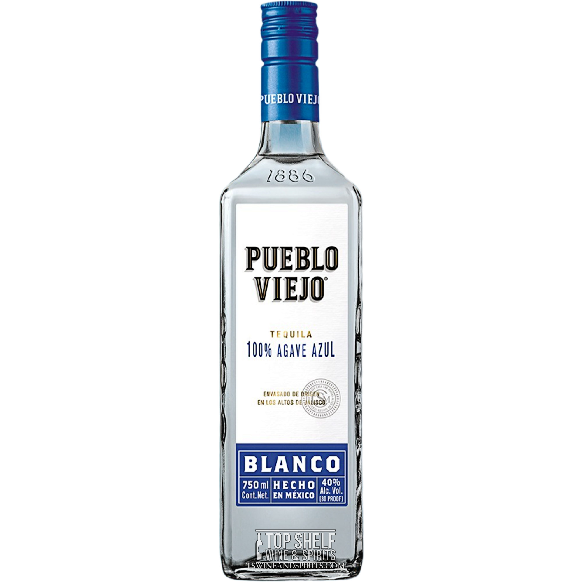Pueblo Viejo Blanco Tequila