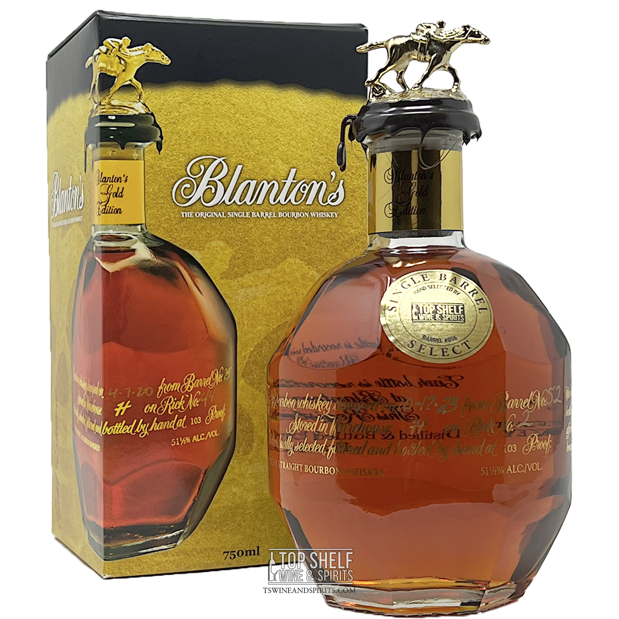Blanton's Gold Single Barrel Bourbon (Private Selection) 2024 Edition