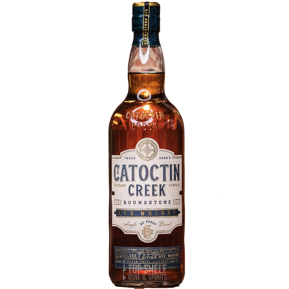 Catoctin Creek Roundstone Rye whiskey Distillers Edition (Blue)