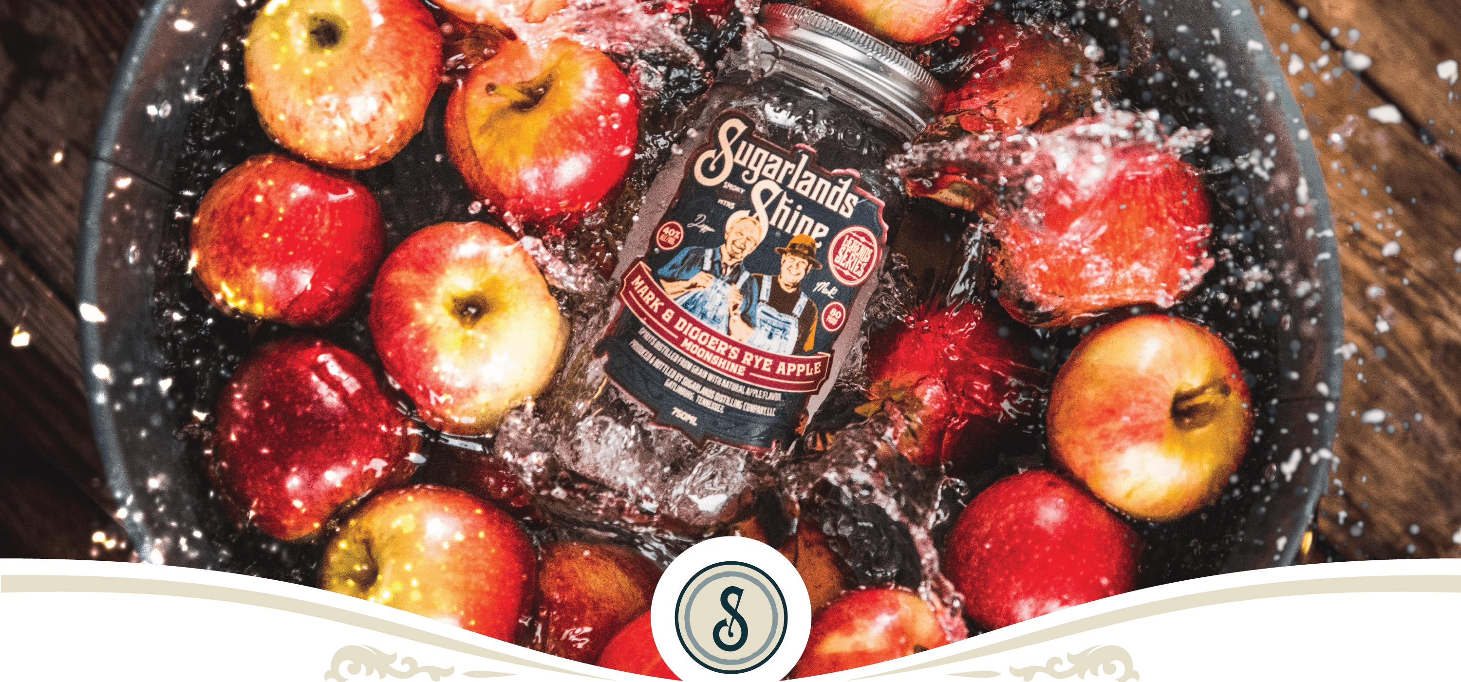 Sugarlands Shine Mark and Digger's Rye Apple Moonshine