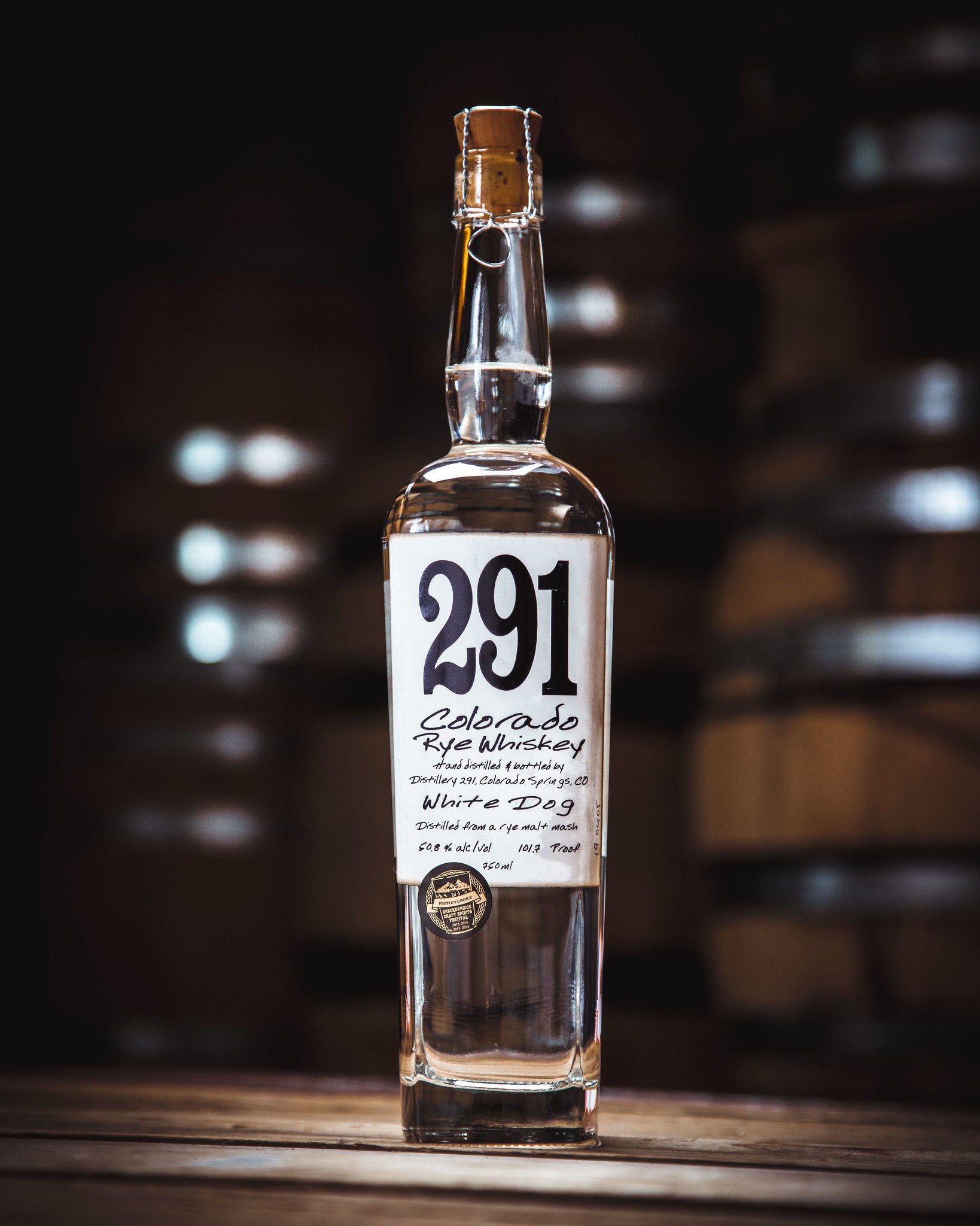 291 Colorado White Dog Rye Whiskey