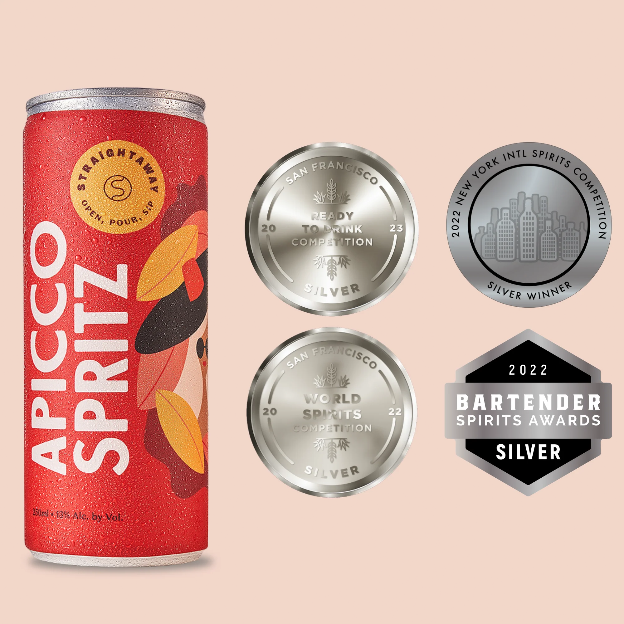 Straightaway Apicco Spritz 4 Pack