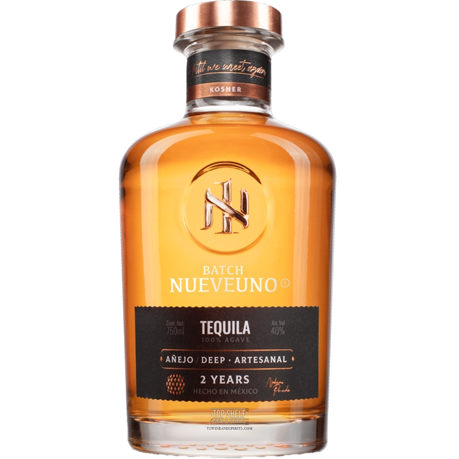 NueveUno Deep Añejo 2 Year Organic Kosher Tequila