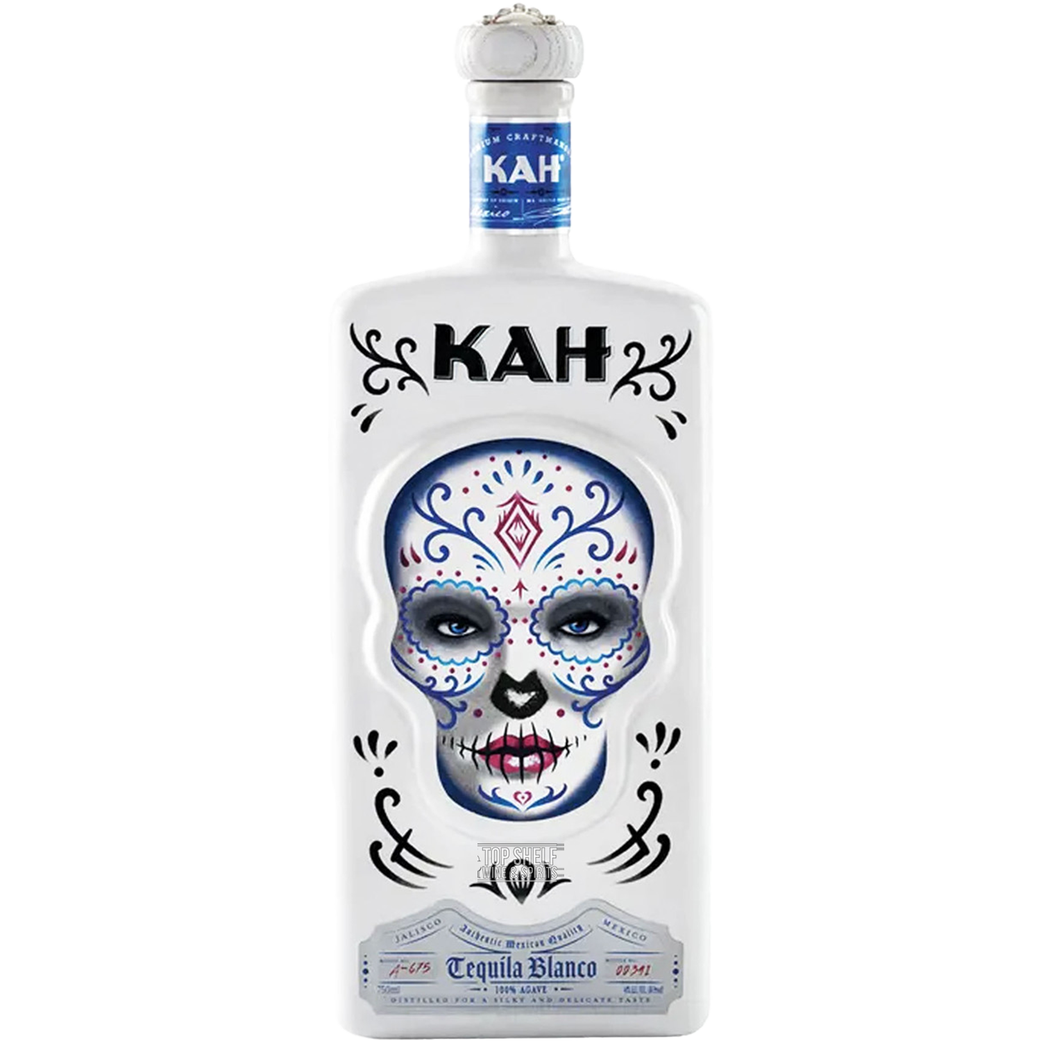 Kah Blanco White Ceramic Tequila