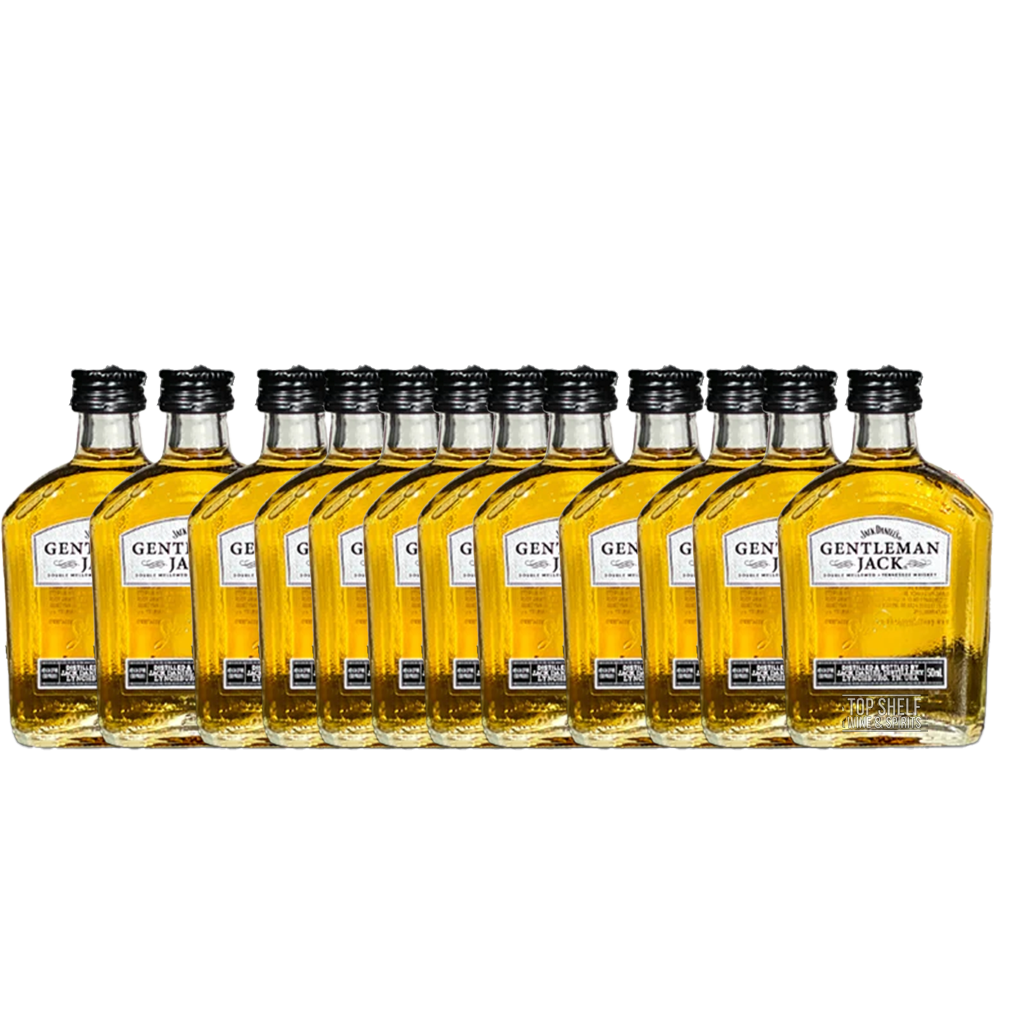 Jack Daniel's Gentleman Jack Tennessee Whiskey (12 Pack Shots)