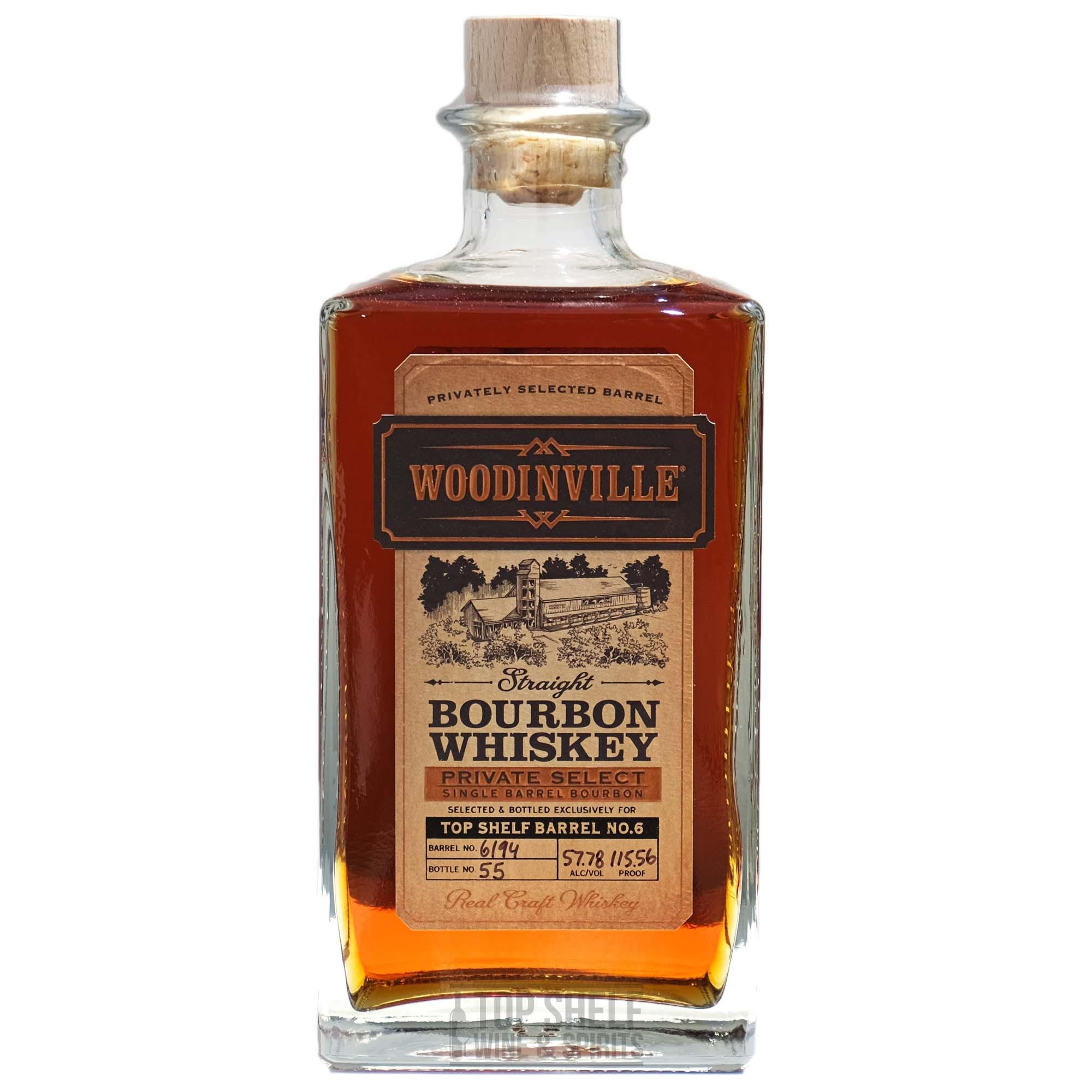 Woodinville Bourbon Cask Strength Single Barrel 6194 (Private Selection)