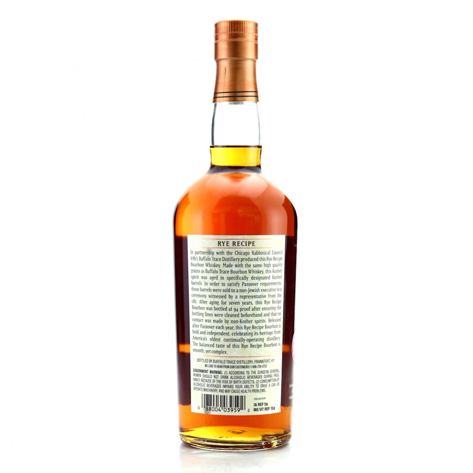 Buffalo Trace Kosher Rye Recipe