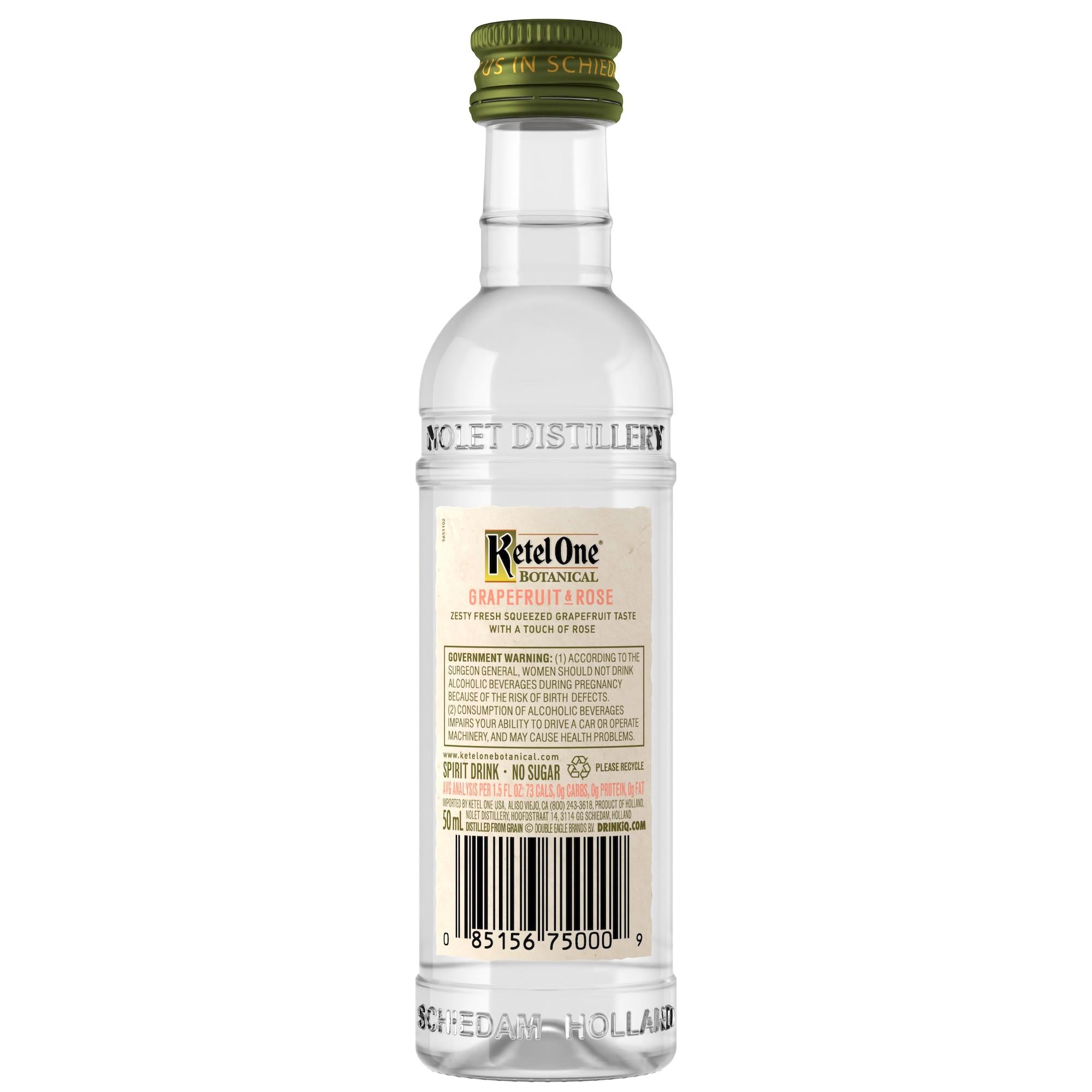 Ketel One Vodka Botanical Grapefruit & Rose 50ml Sleeve (12 bottles)