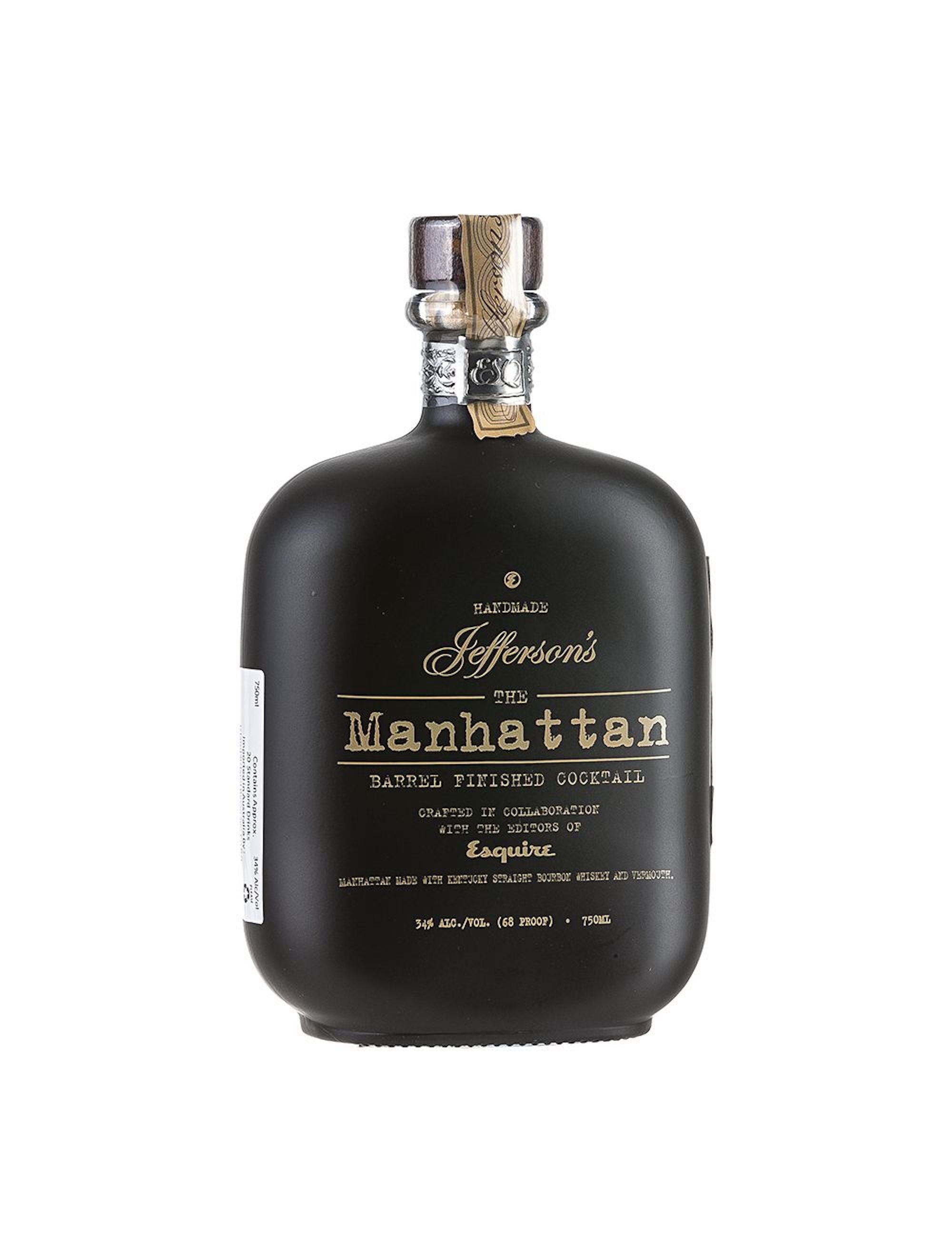 Jefferson's Manhattan Barrel Finished Cocktail