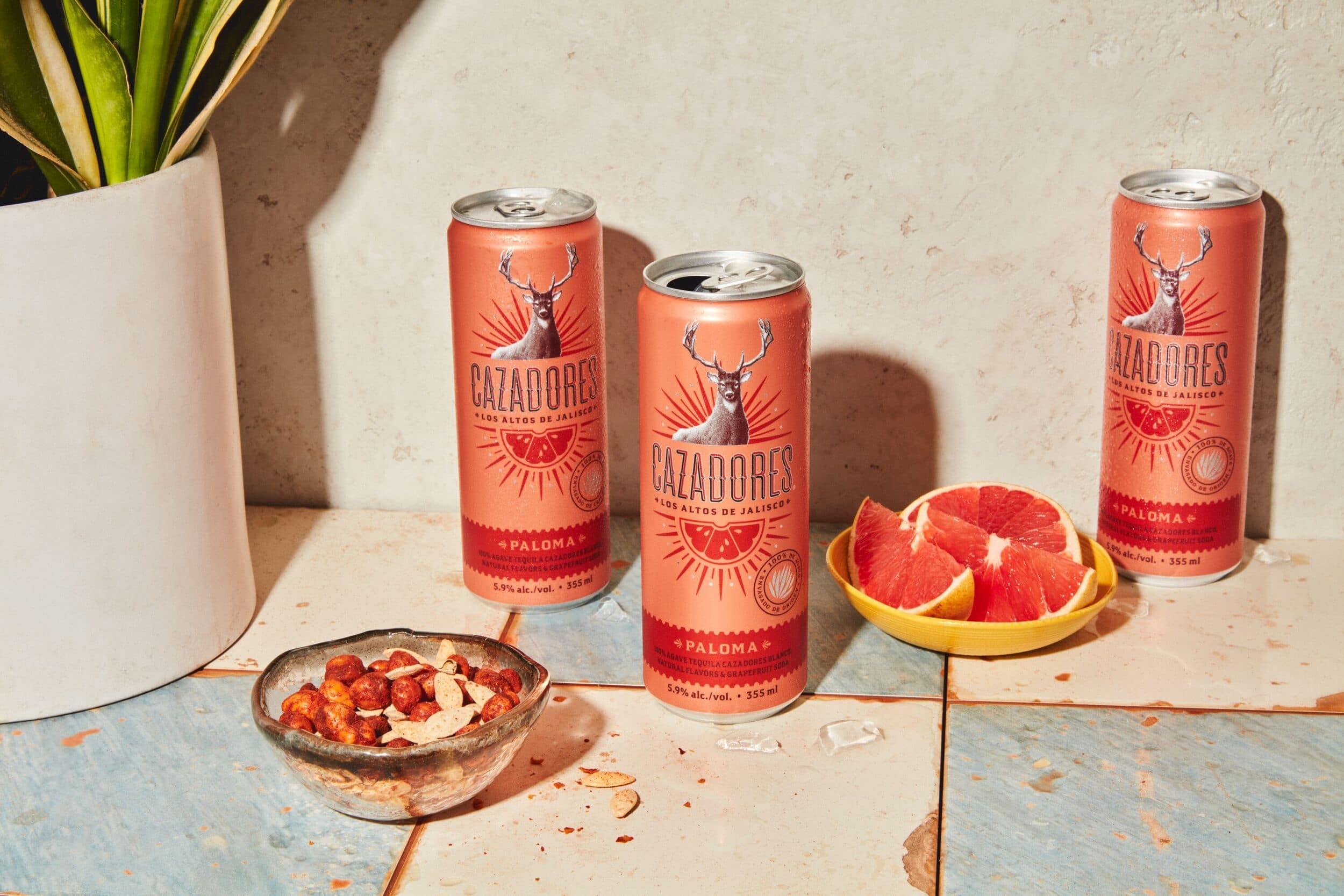 Cazadores Tequila Paloma Cocktail Ready-To-Drink 4-Pack Cans