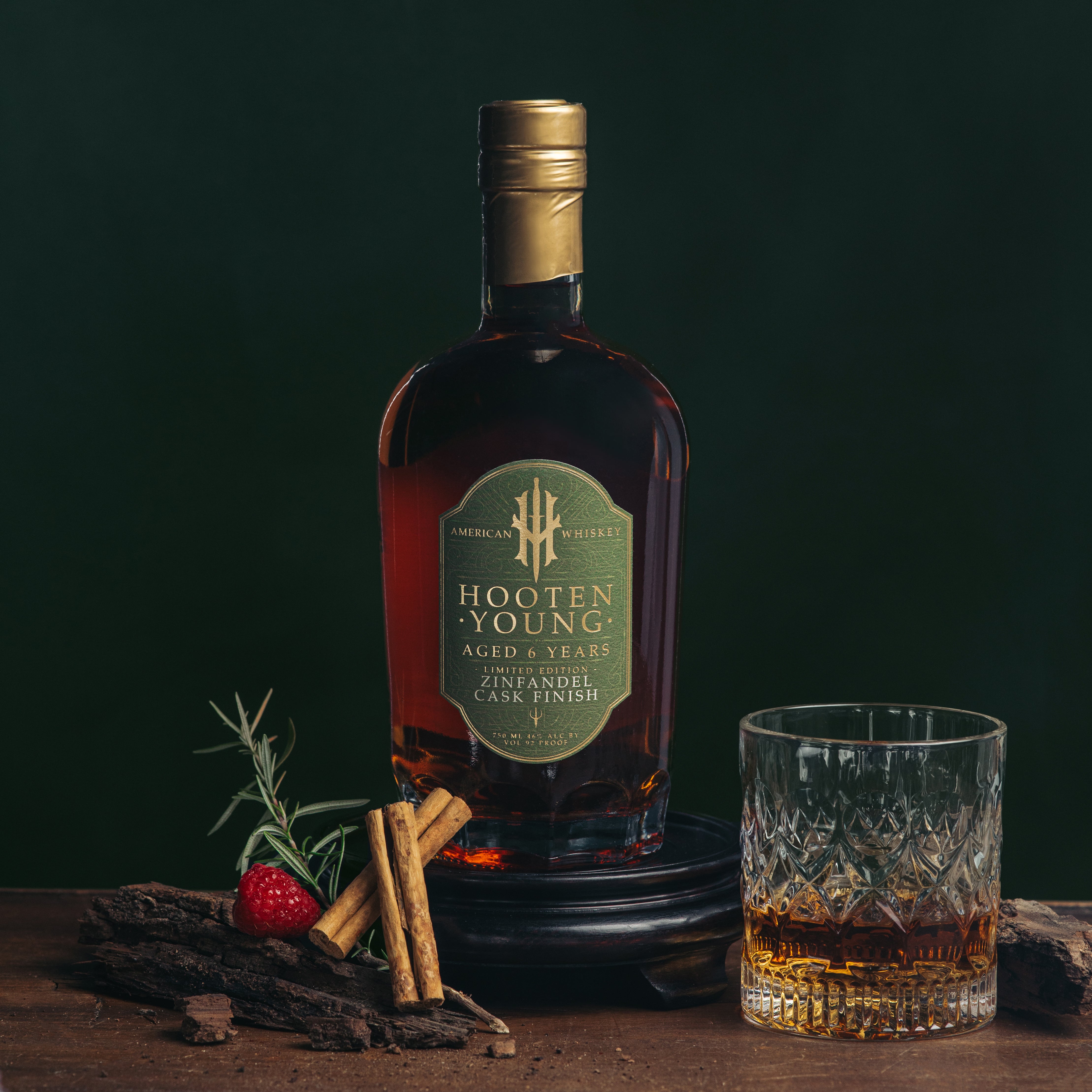 Hooten Young Zinfandel Cask Finish 6 Year American Whiskey