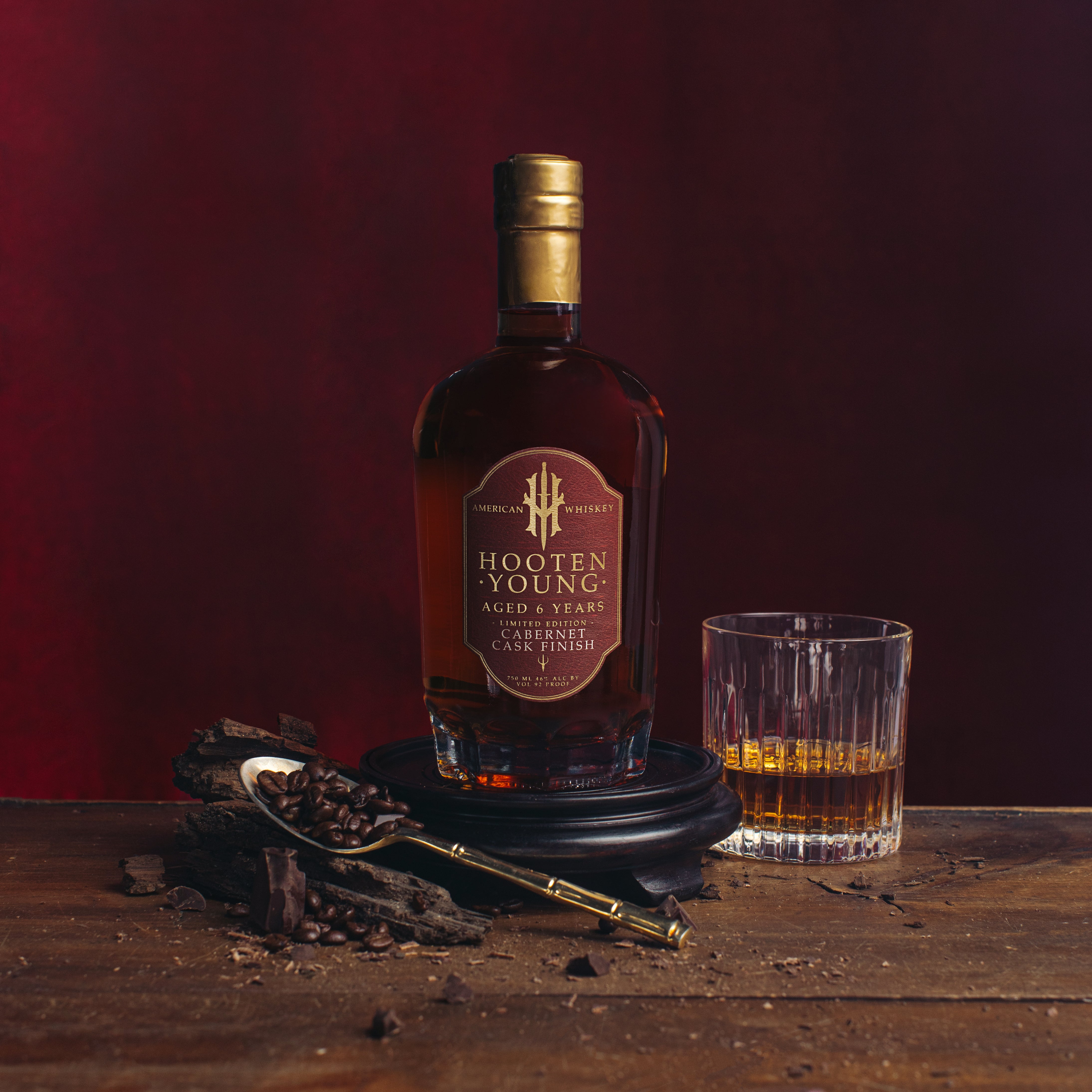 Hooten Young Cabernet Cask Finish 6 Year American Whiskey