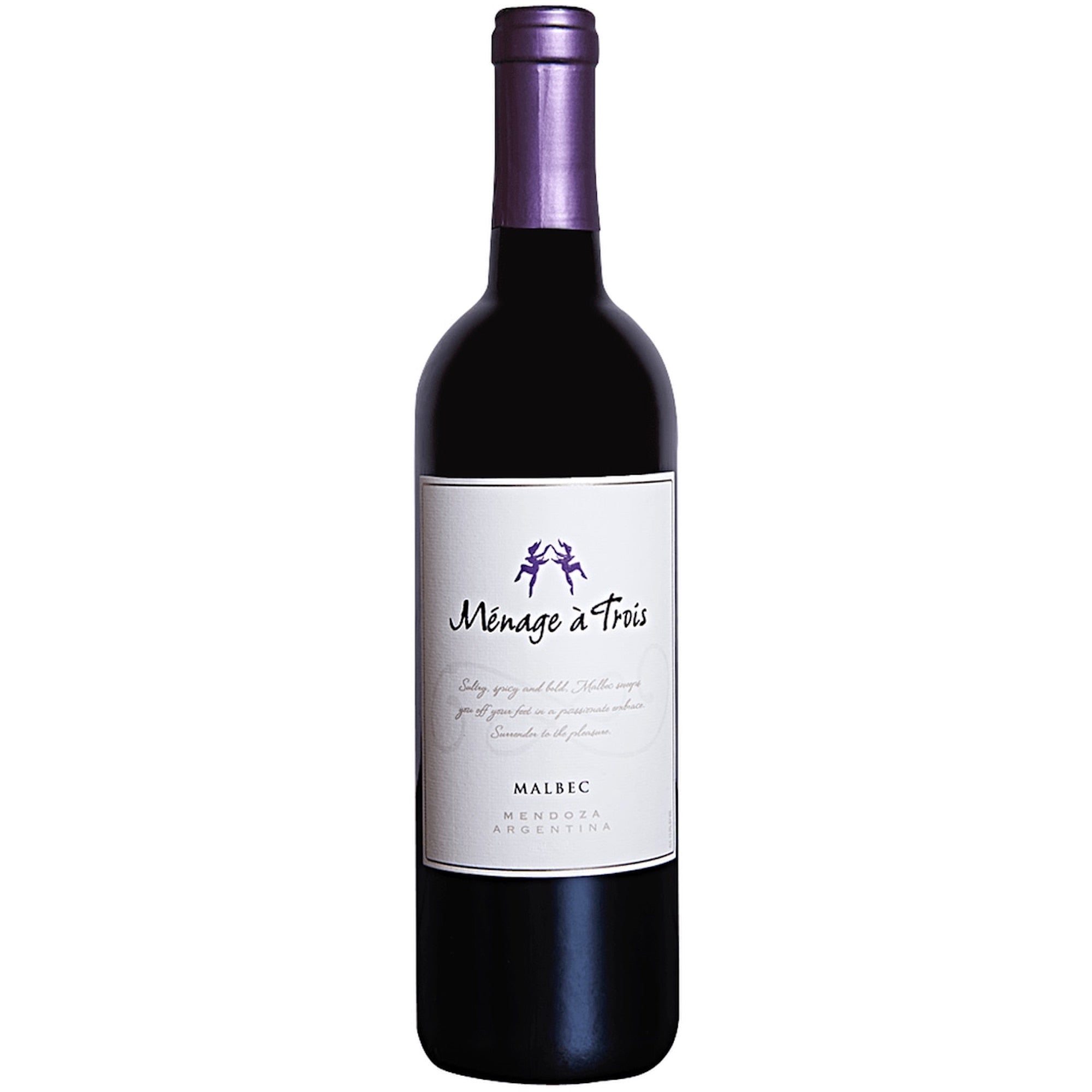 Ménage à Trois Malbec Top Shelf Wine and Spirits