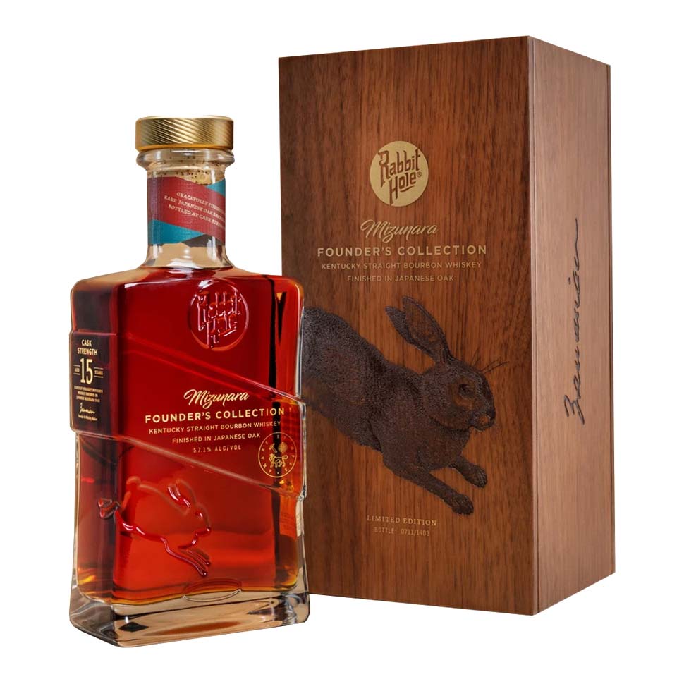 Rabbit Hole Mizunara Founder’s Collection 15 Year Old Kentucky Bourbon Finished in Japanese Oak