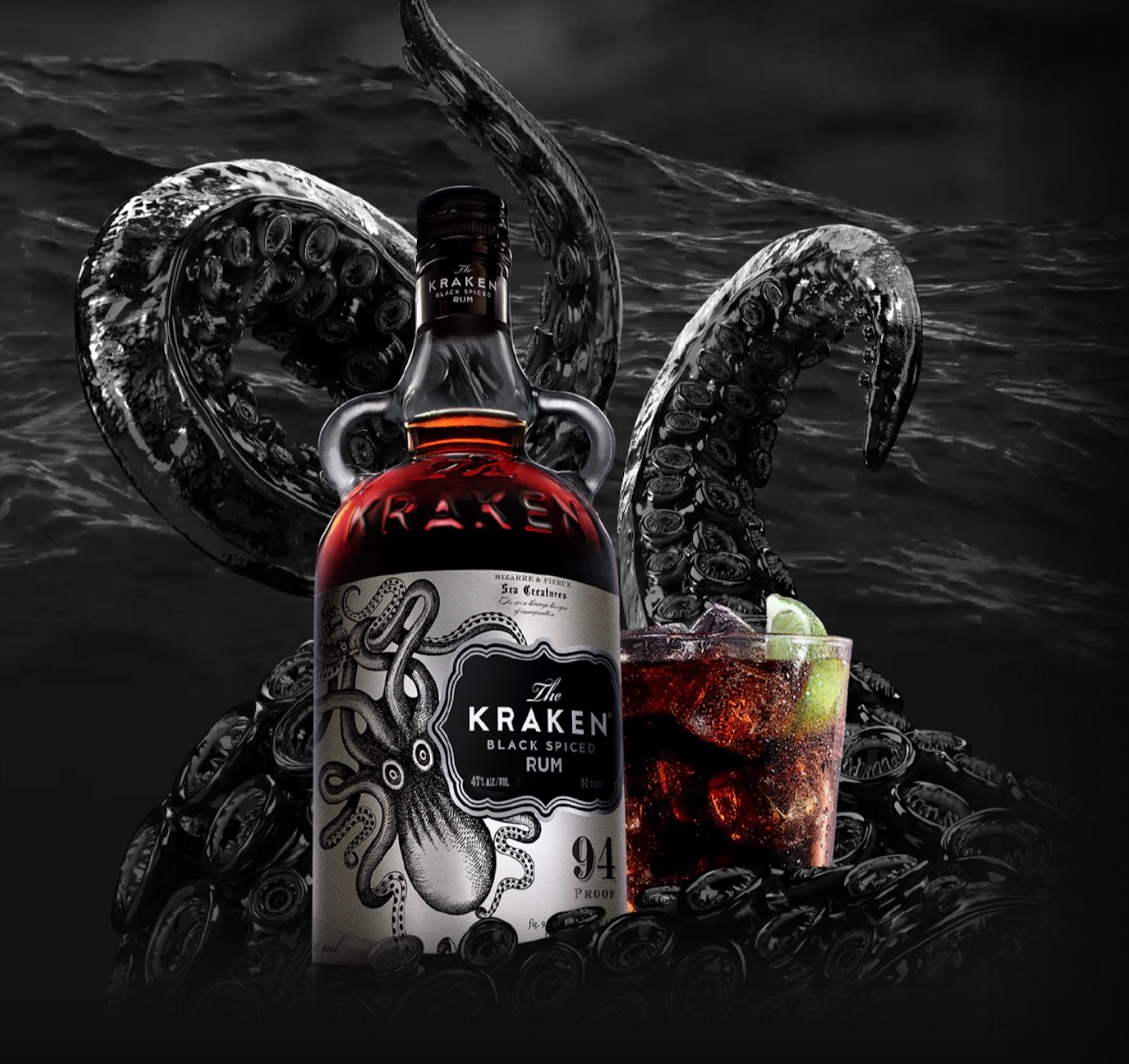 Kraken Spiced Rum 94 Proof