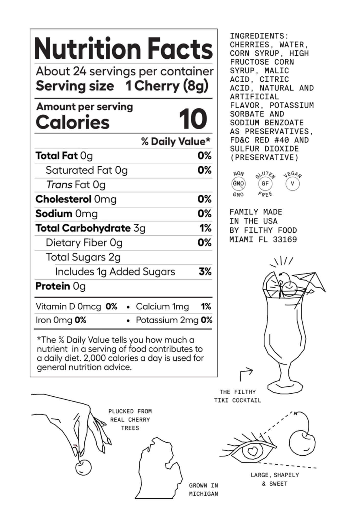 Filthy Foods Red Cherry