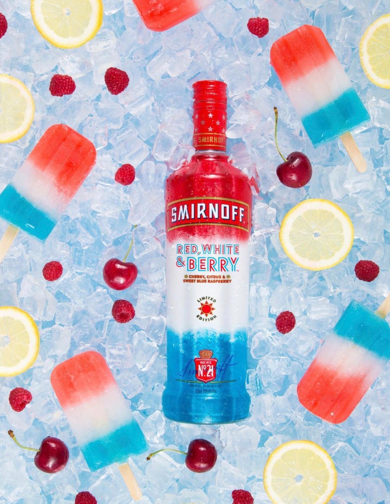 Smirnoff Red, White, and Berry Vodka