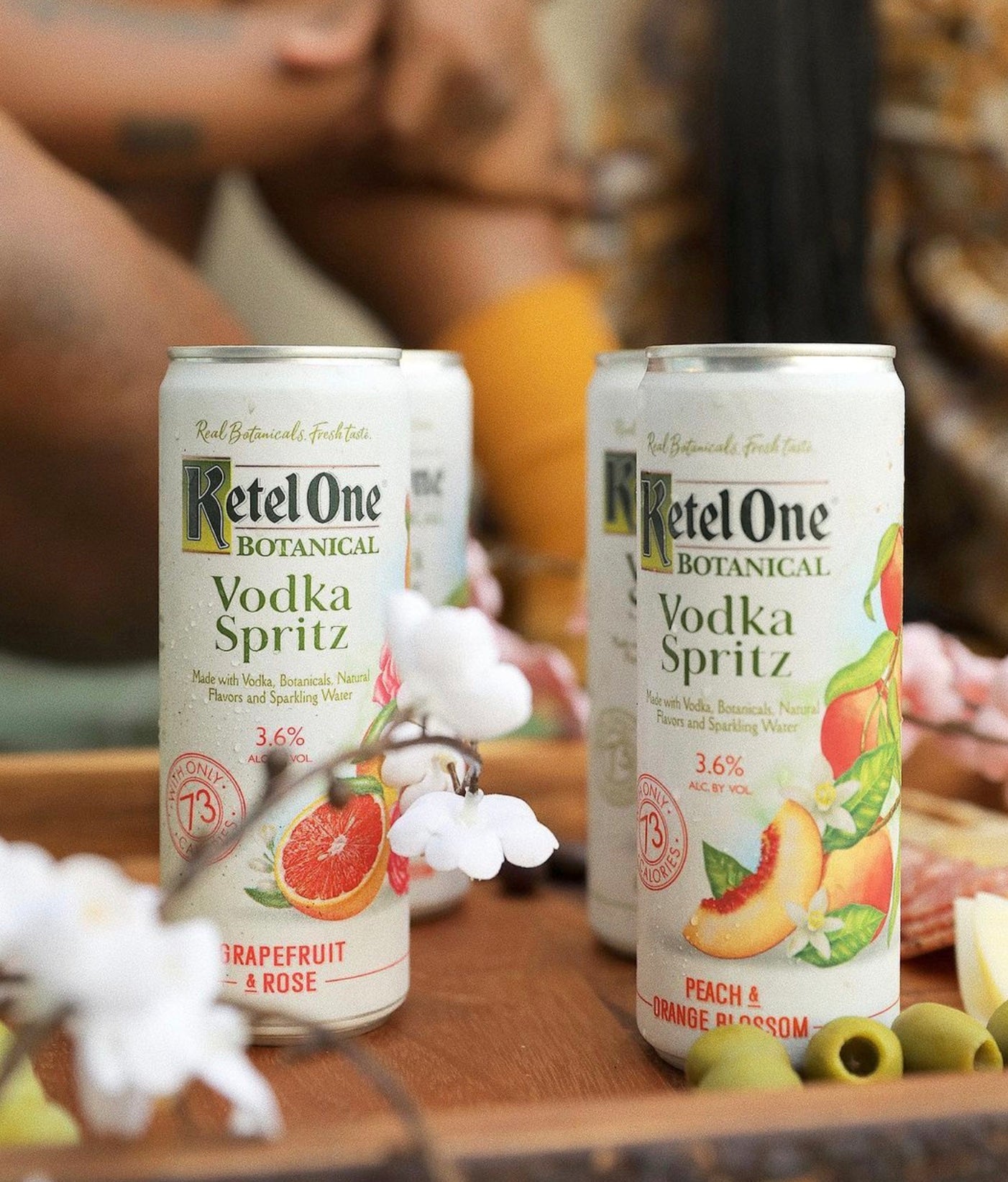 Ketel One Vodka Spritz Peach & Orange Blossom 4 pack