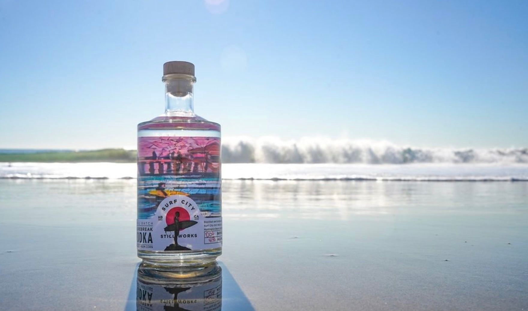 Surf City Still Works Shorebreak Vodka