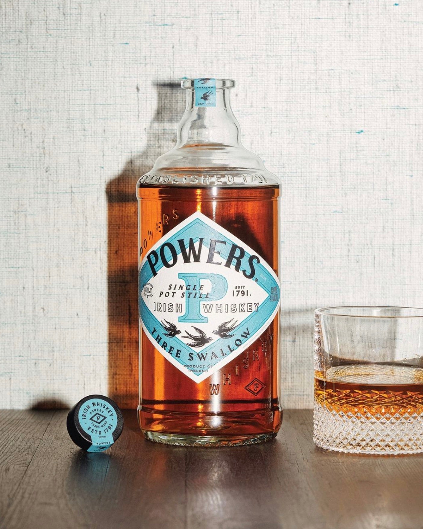 Powers Three Swallow Irish Whiskey