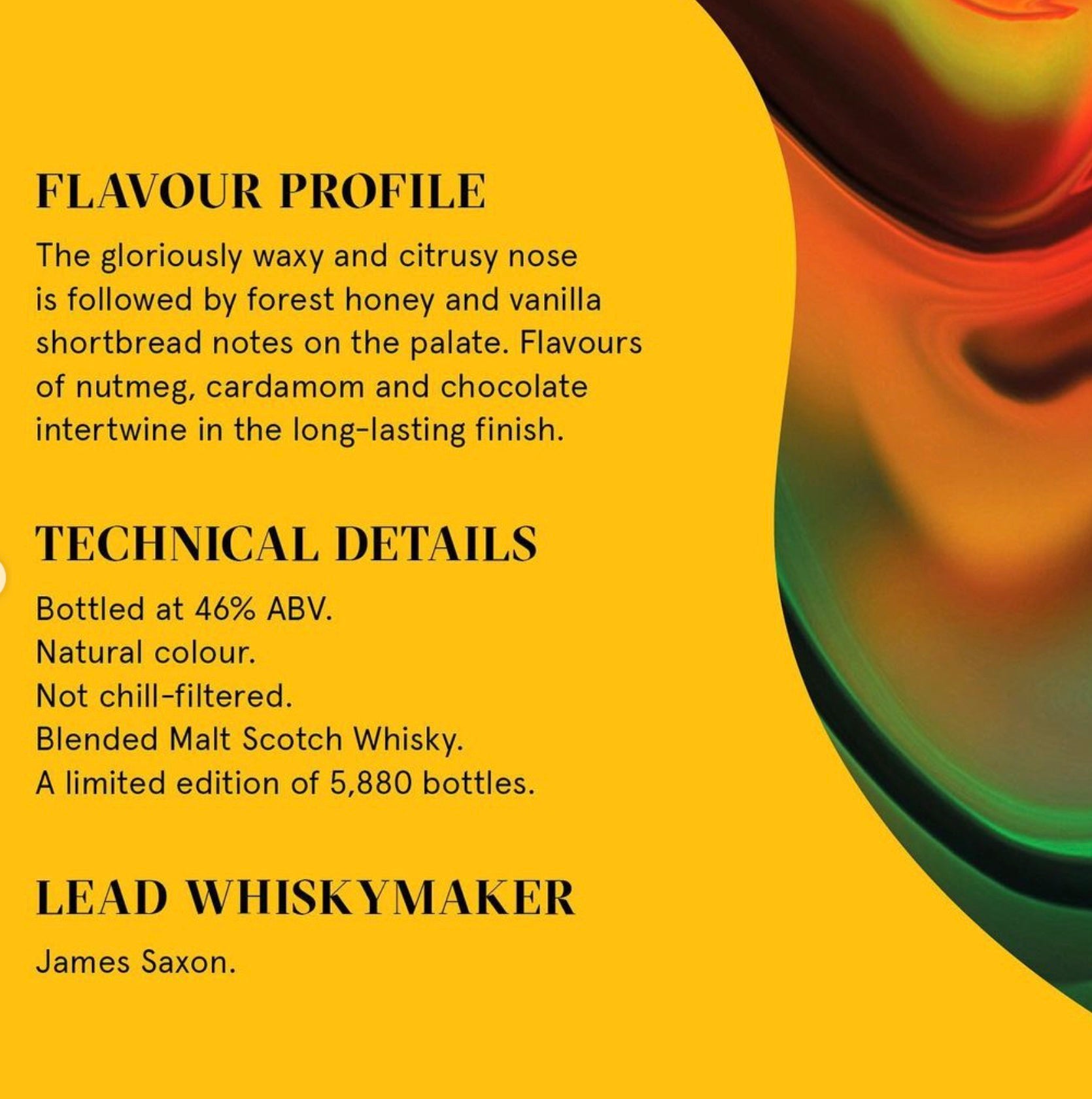 Compass Box Canvas Scotch Whisky Limited Edition