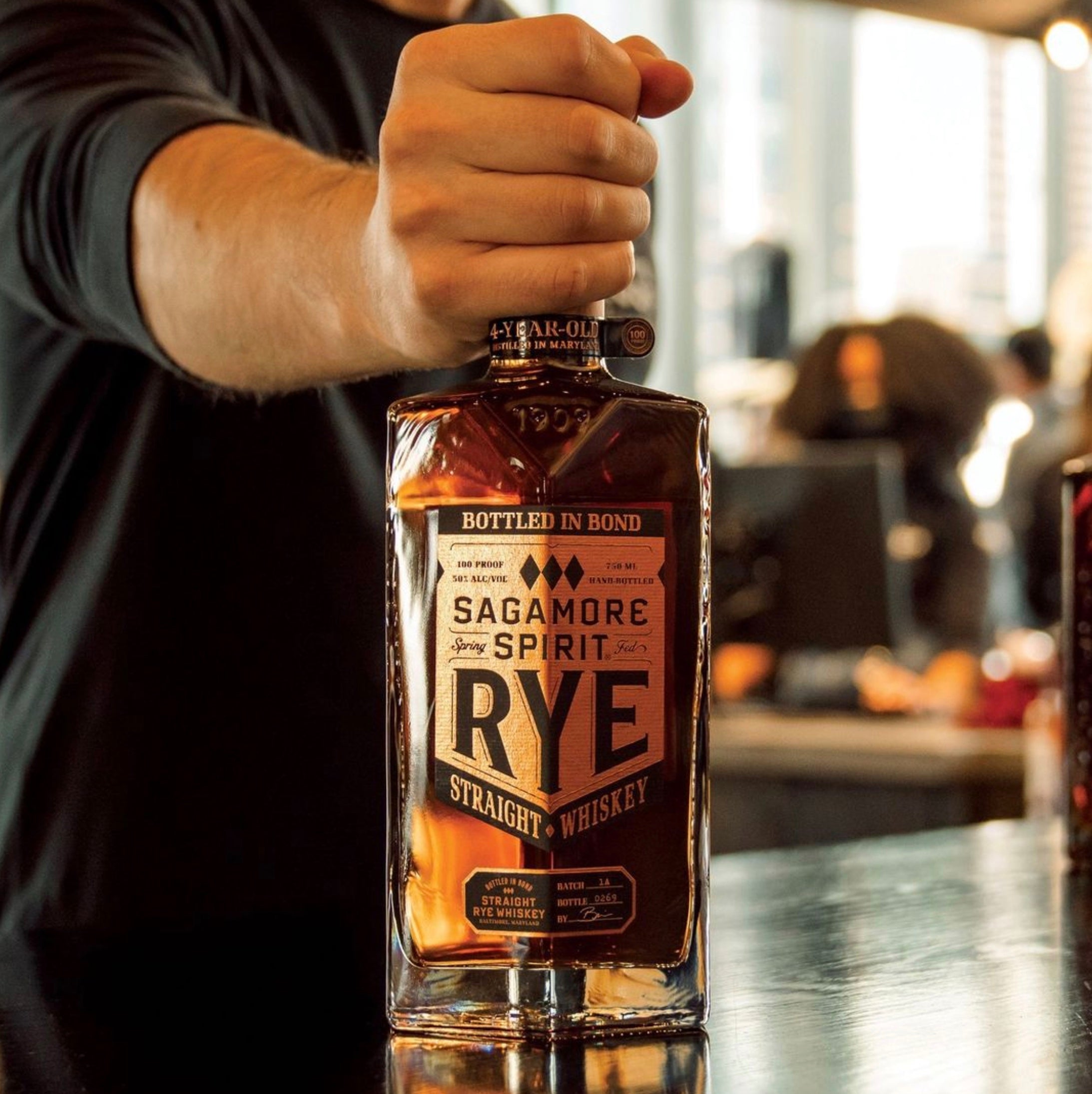 Sagamore Bottled in Bond Straight Rye Whiskey