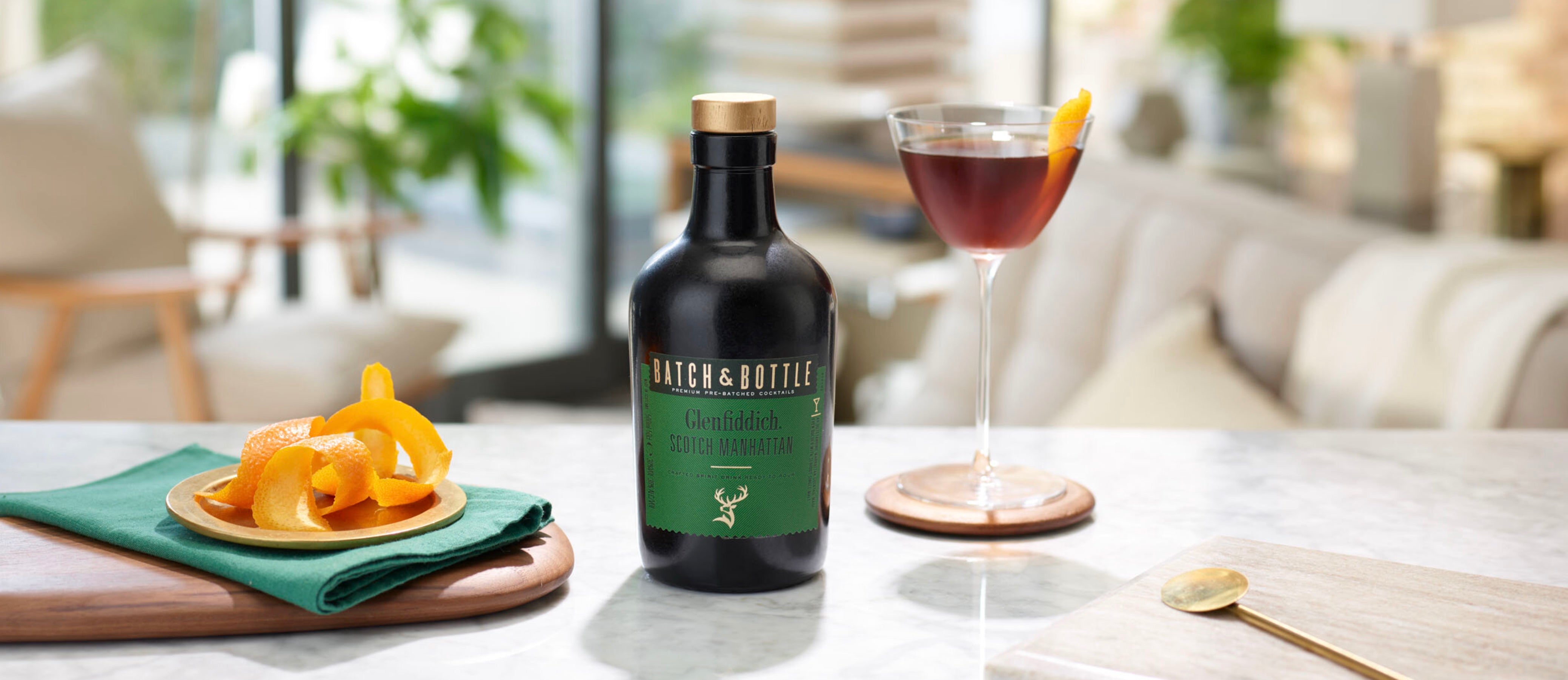 Batch & Bottle Glenfiddich Scotch Manhattan