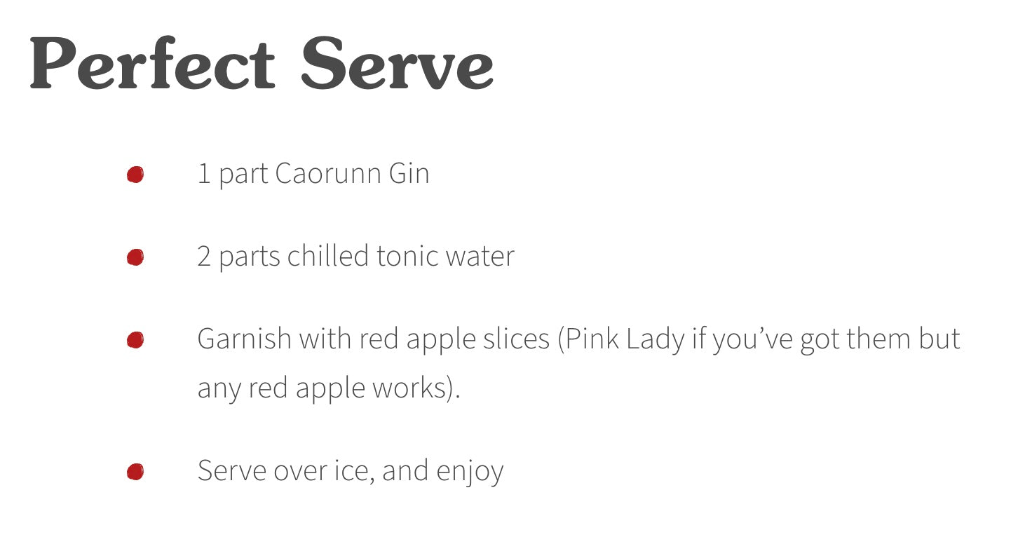 Caorunn Small Batch Scottish Gin