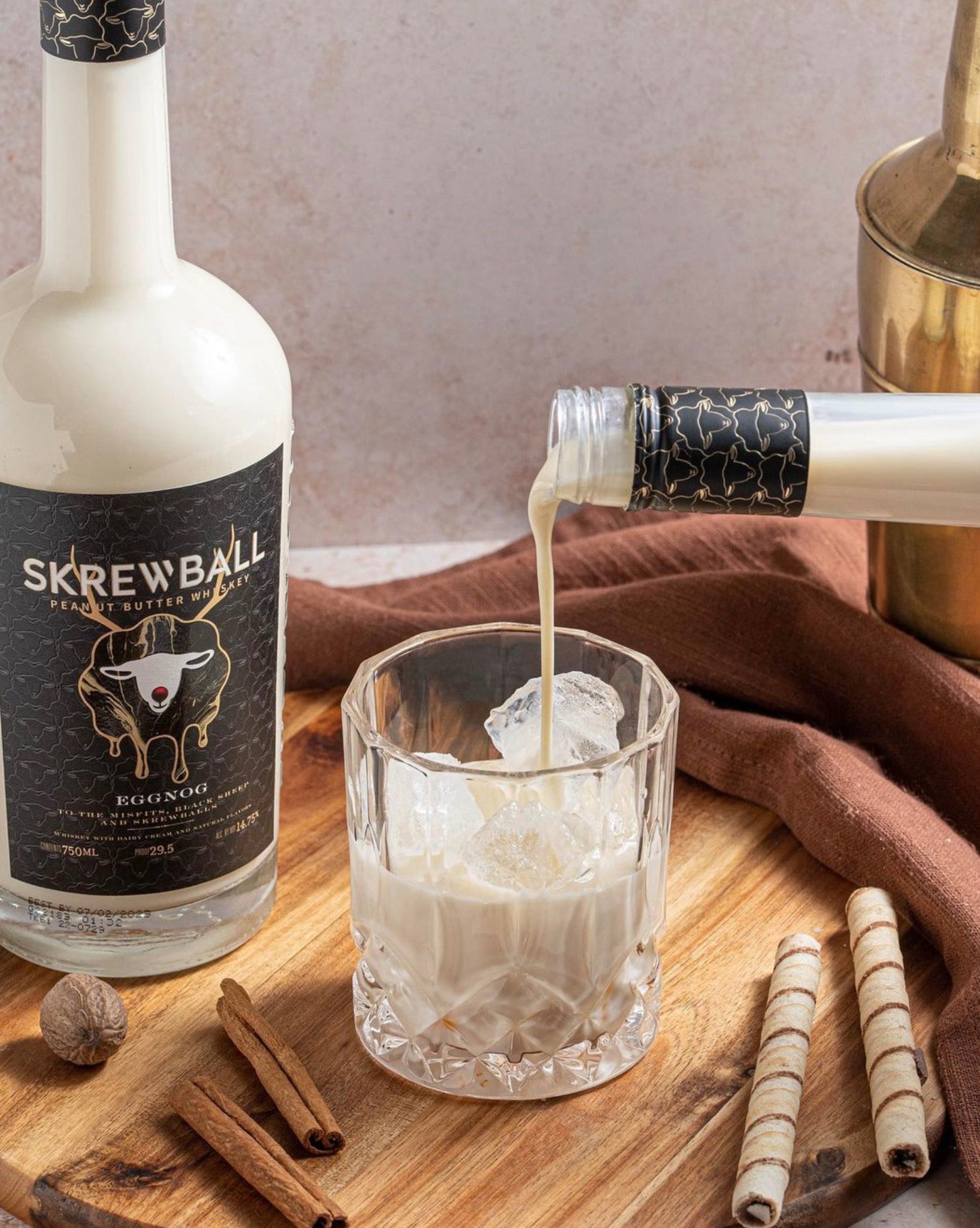 Skrewball Peanut Butter Whiskey Egg Nog