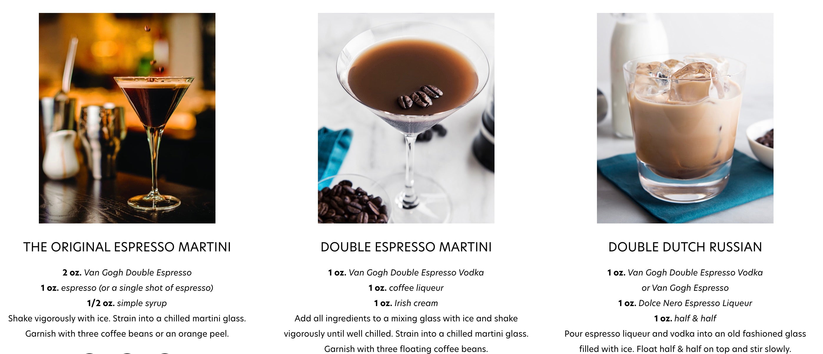 Van Gogh Double Espresso Vodka