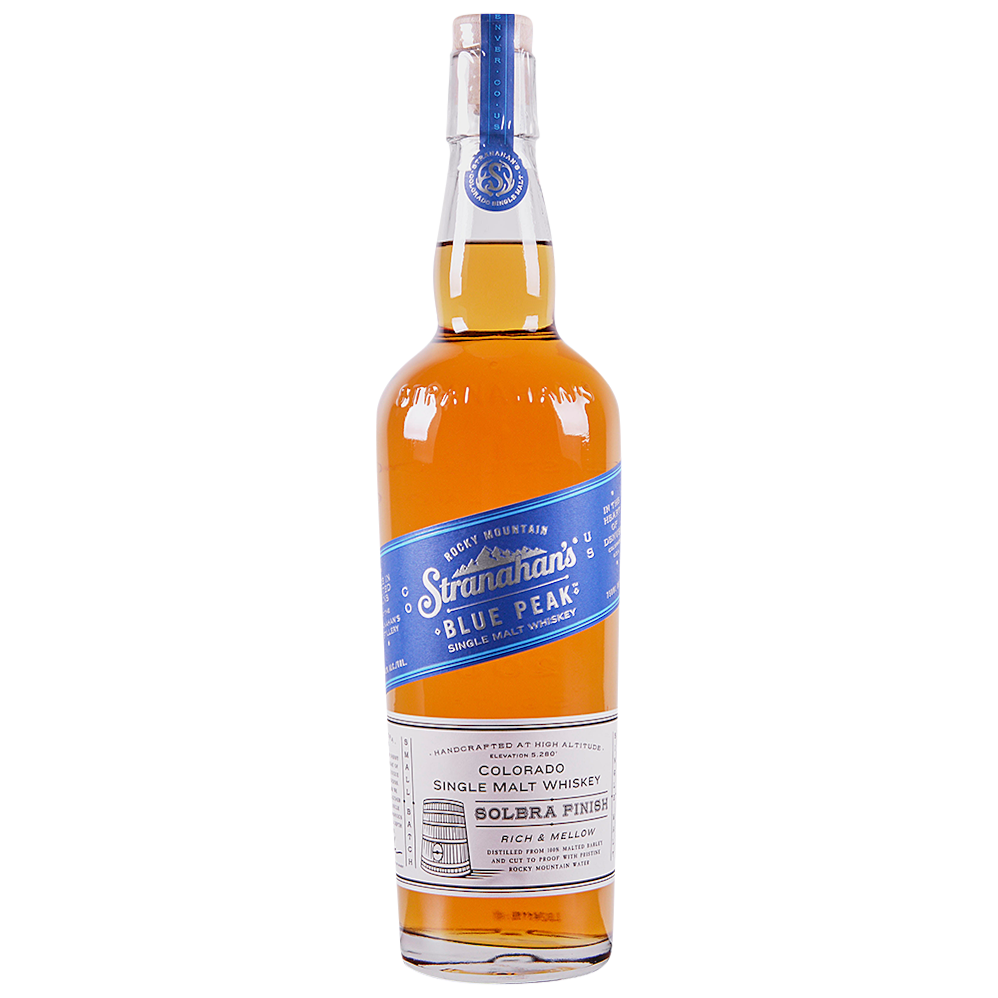 Stranahan’s Blue Peak Colorado Single Malt Whiskey