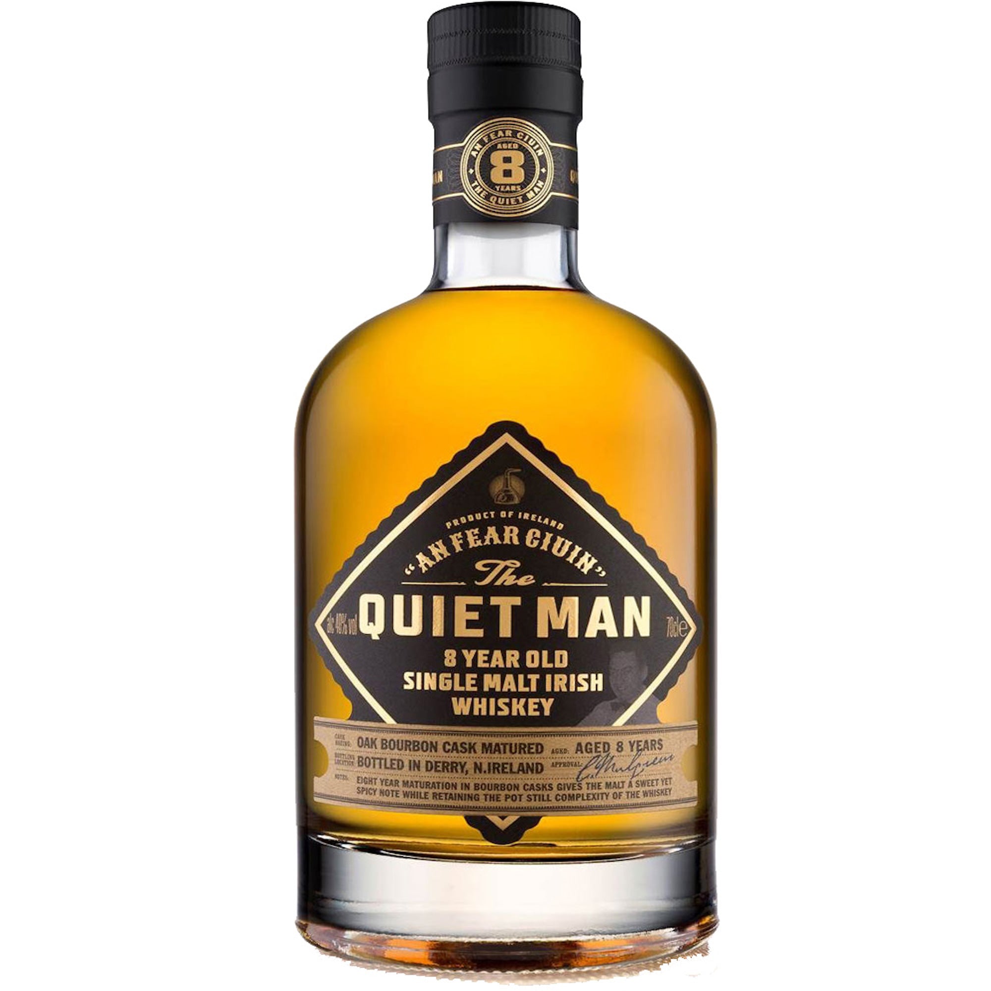 Quiet Man 8 Year Single Malt Irish Whisky