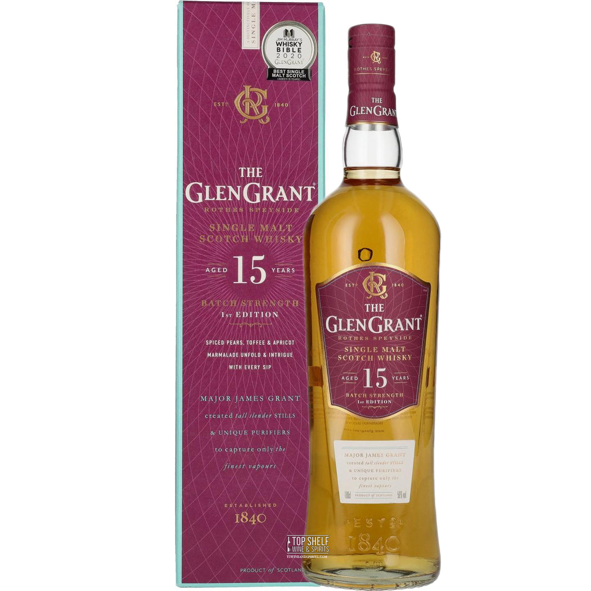 Glen Grant 15 Year Batch Strength Single Malt Scotch
