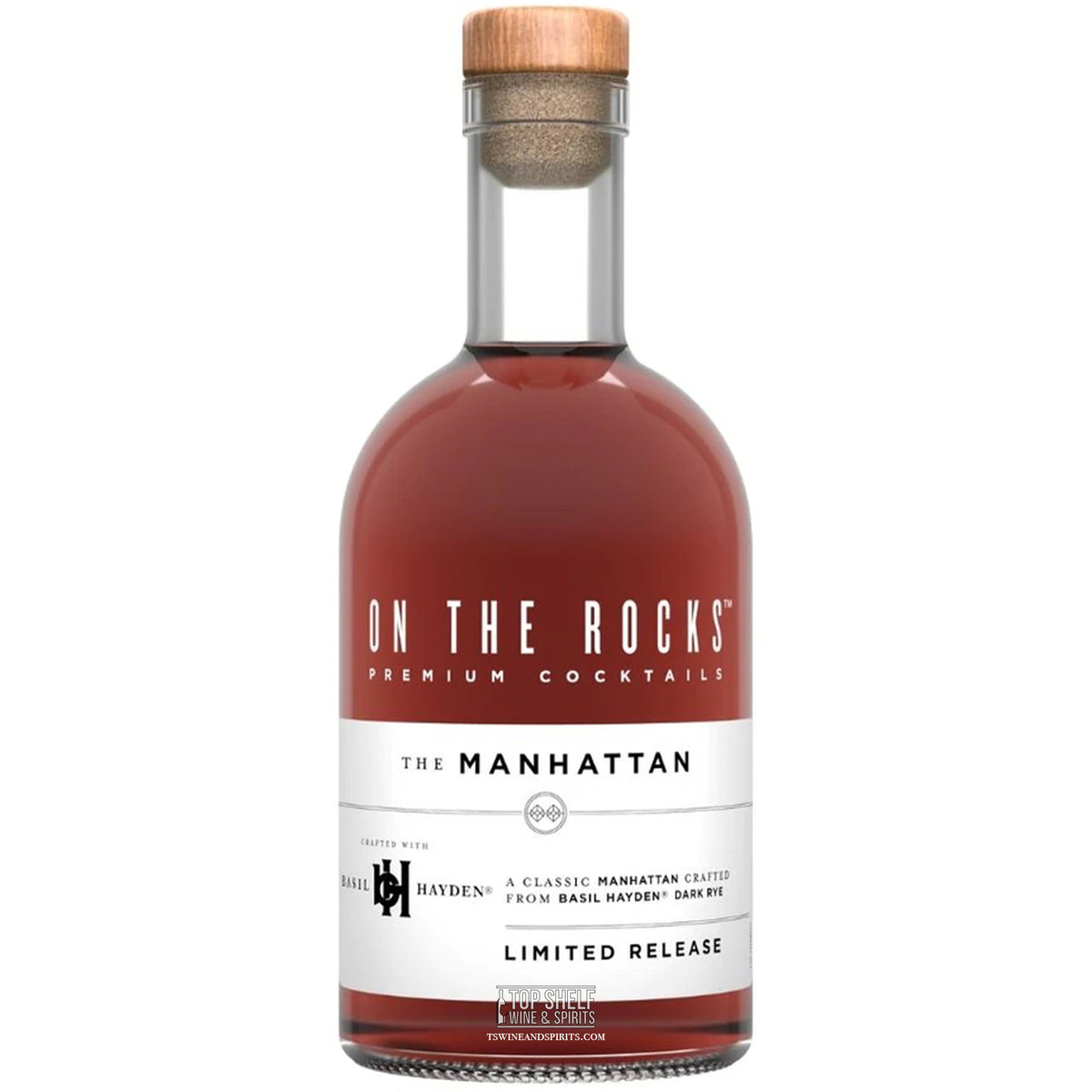 On the Rocks Premium Cocktail Basil Hayden Manhattan 375ml