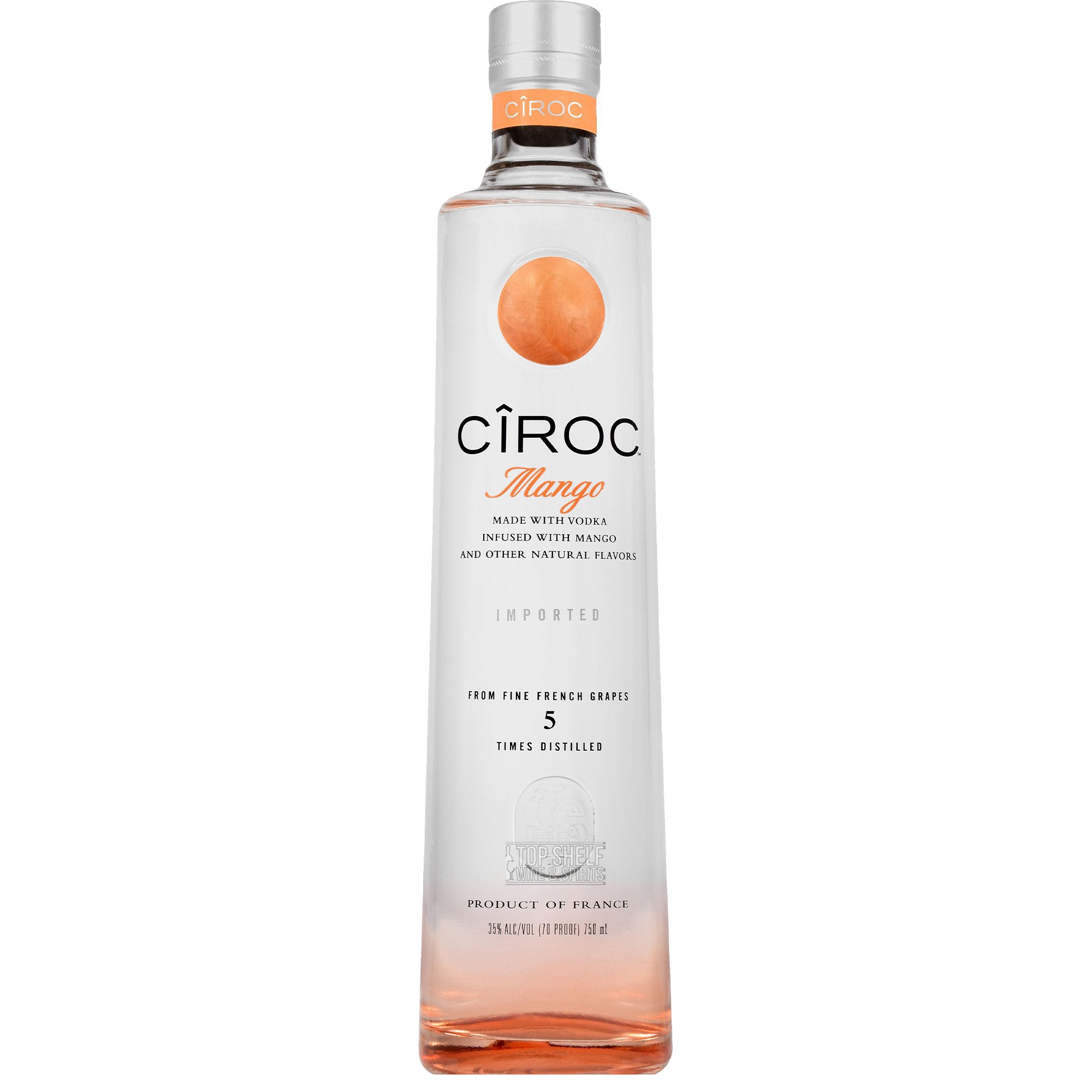 Ciroc Apple, 750 ml (Made with Vodka infused with Natural Flavors), 35% ABV  