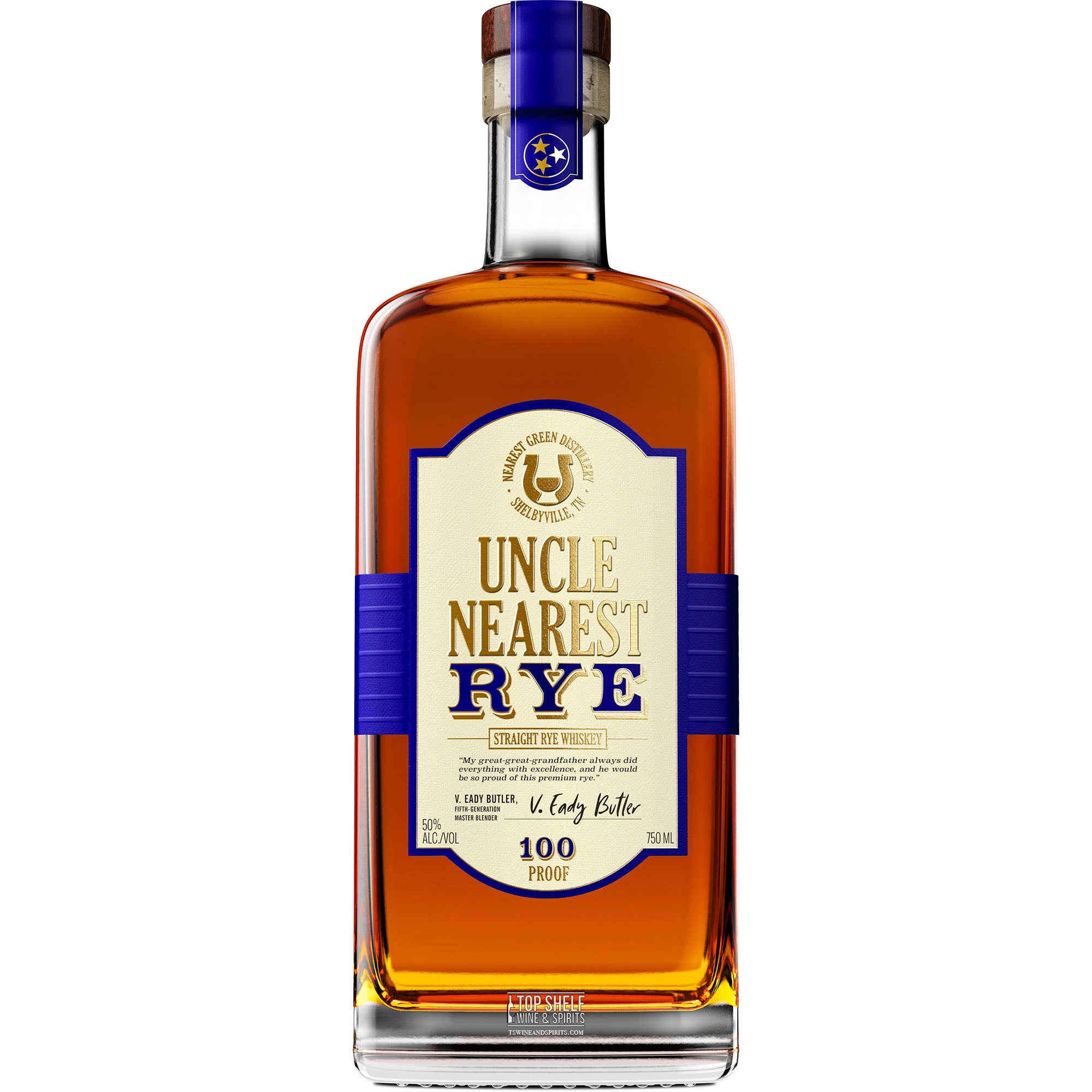 Uncle Nearest Straight Rye (100 Proof)