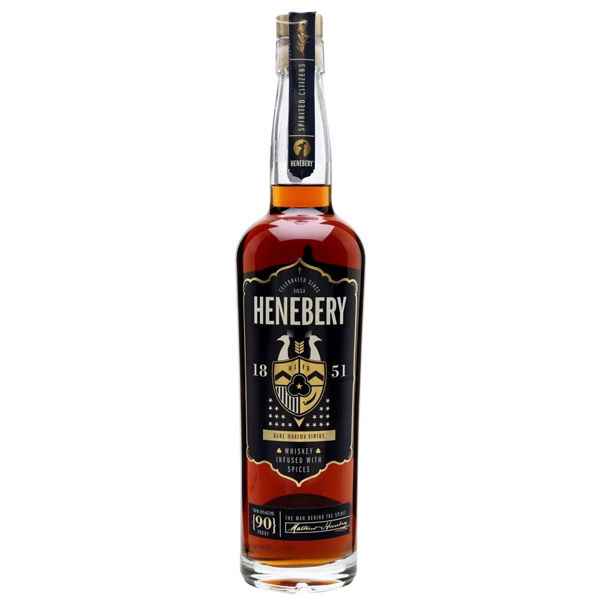 Henebery Celebrated Rye Whiskey