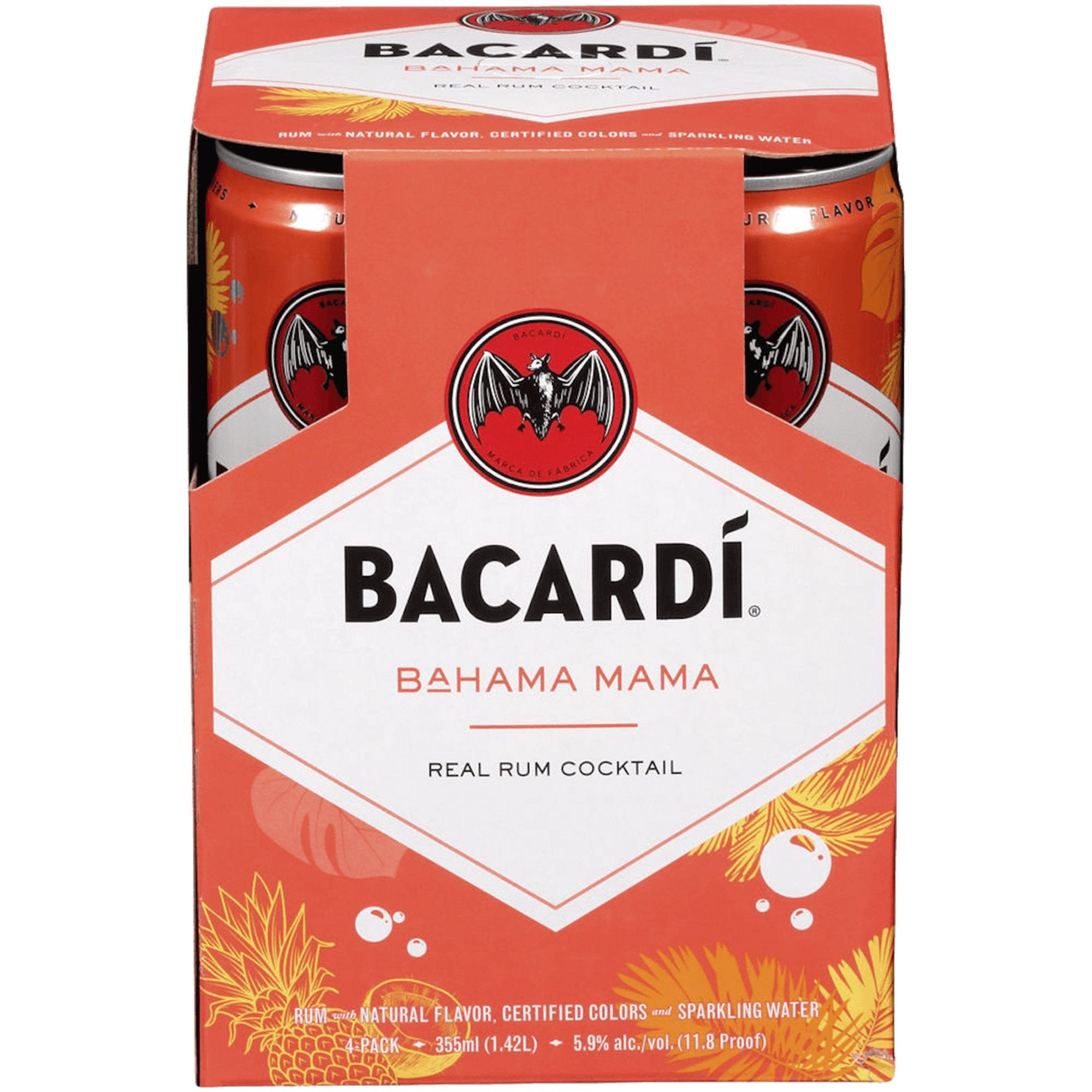Bacardí Bahama Mama 4 Pack Cans